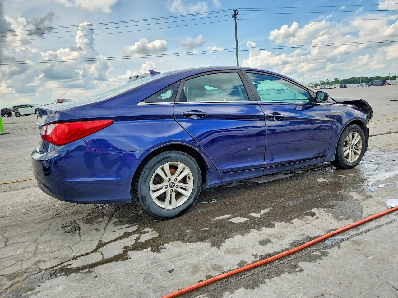 2013 Hyundai Sonata Gls Blue vin: 5NPEB4AC4DH726856