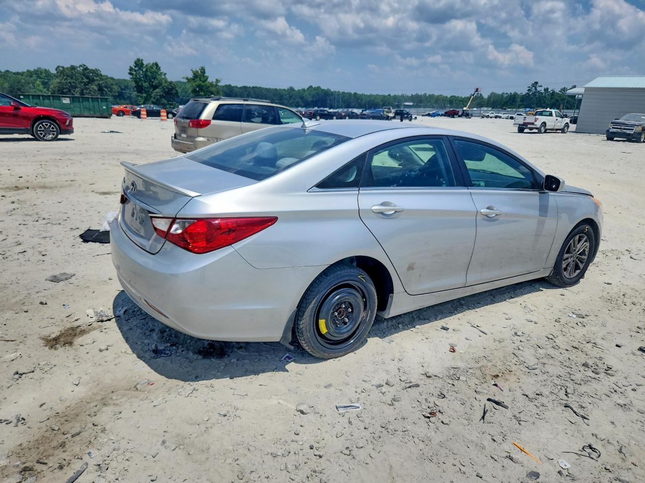 2013 Hyundai Sonata Gls Silver vin: 5NPEB4AC4DH742961