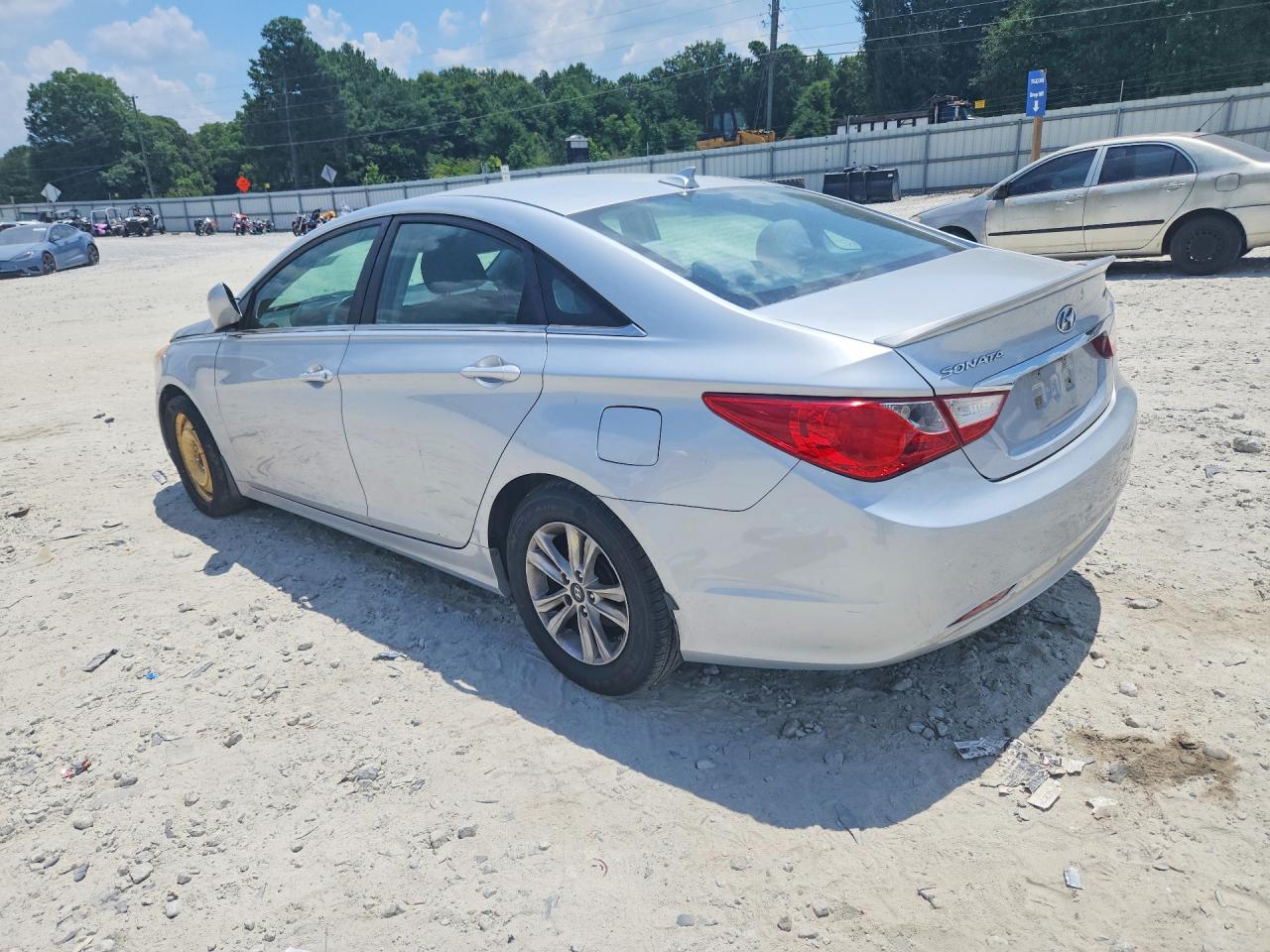 2013 Hyundai Sonata Gls Silver vin: 5NPEB4AC4DH742961