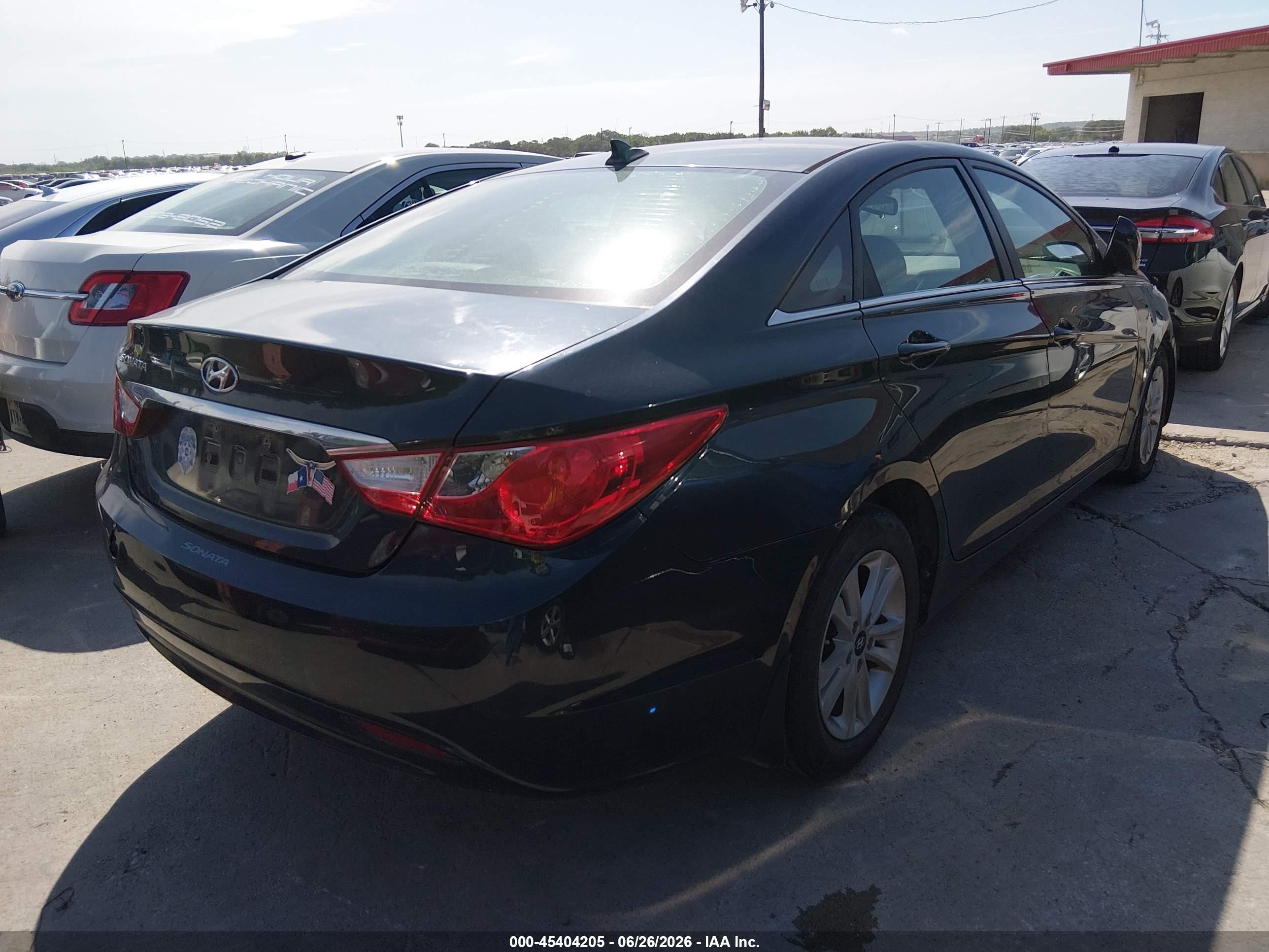 2013 Hyundai Sonata Gls Black vin: 5NPEB4AC4DH745049