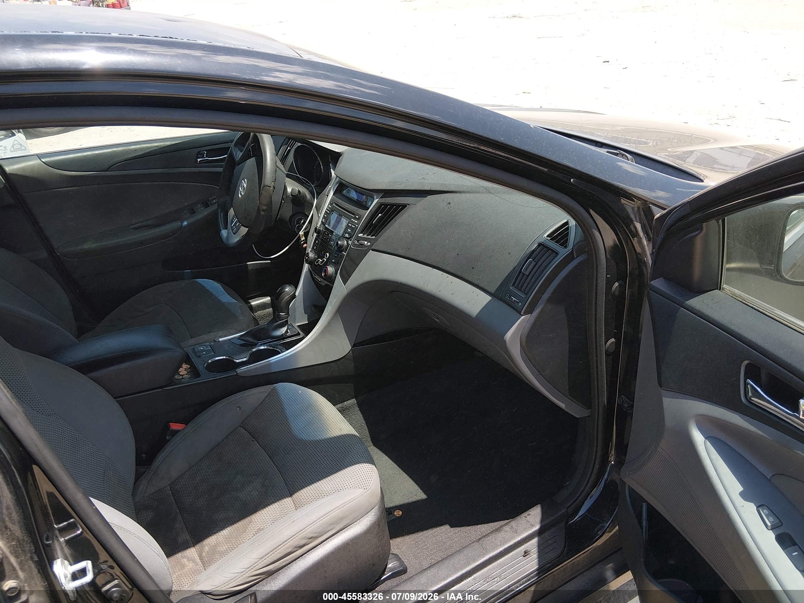 2013 Hyundai Sonata Gls Black vin: 5NPEB4AC4DH747710