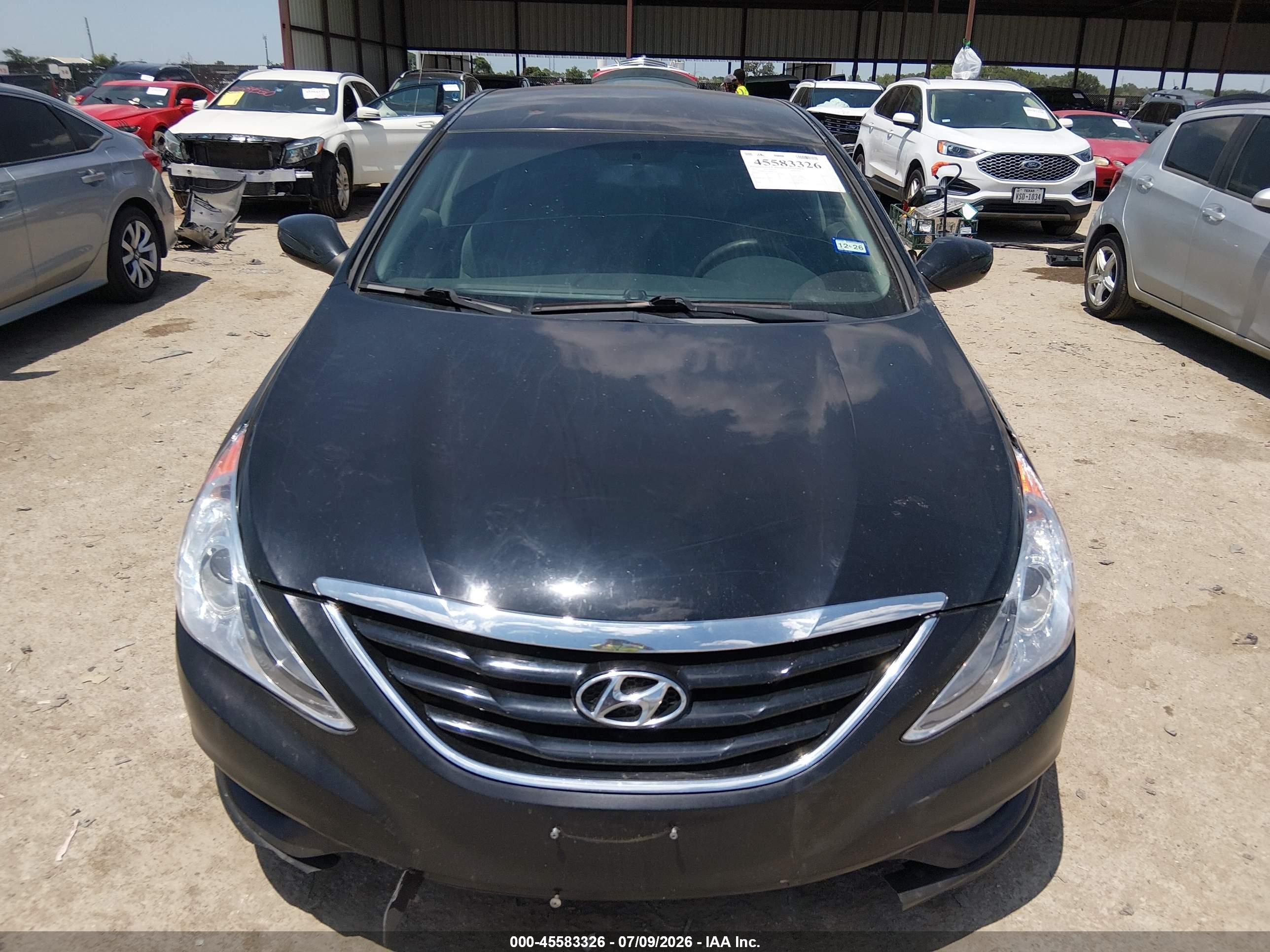 2013 Hyundai Sonata Gls Black vin: 5NPEB4AC4DH747710