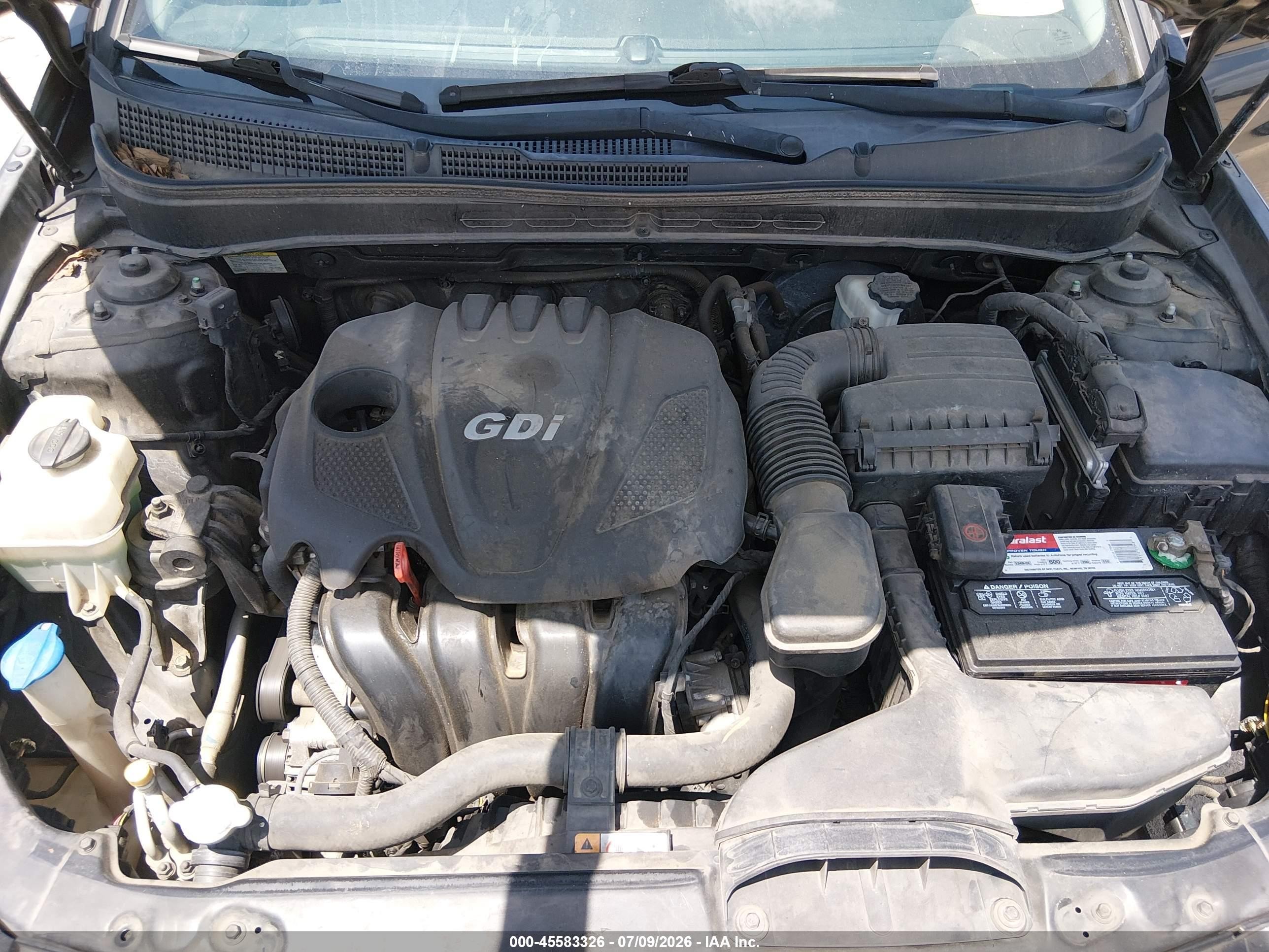 2013 Hyundai Sonata Gls Black vin: 5NPEB4AC4DH747710