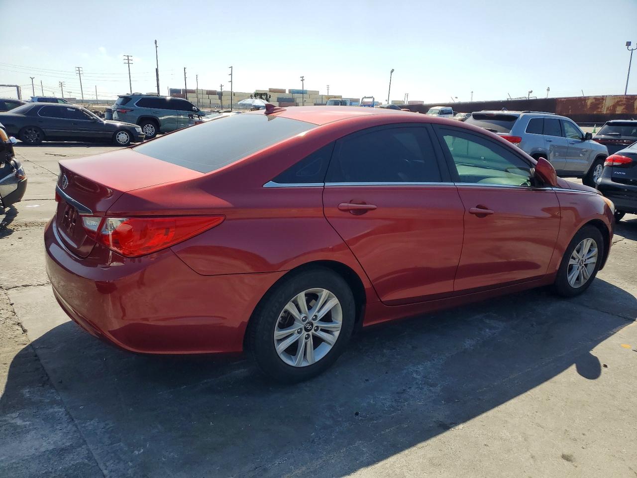 2013 Hyundai Sonata Gls Red vin: 5NPEB4AC4DH750431