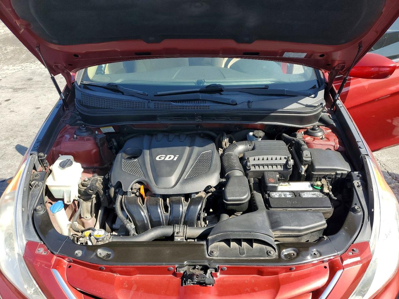 2013 Hyundai Sonata Gls Red vin: 5NPEB4AC4DH750431