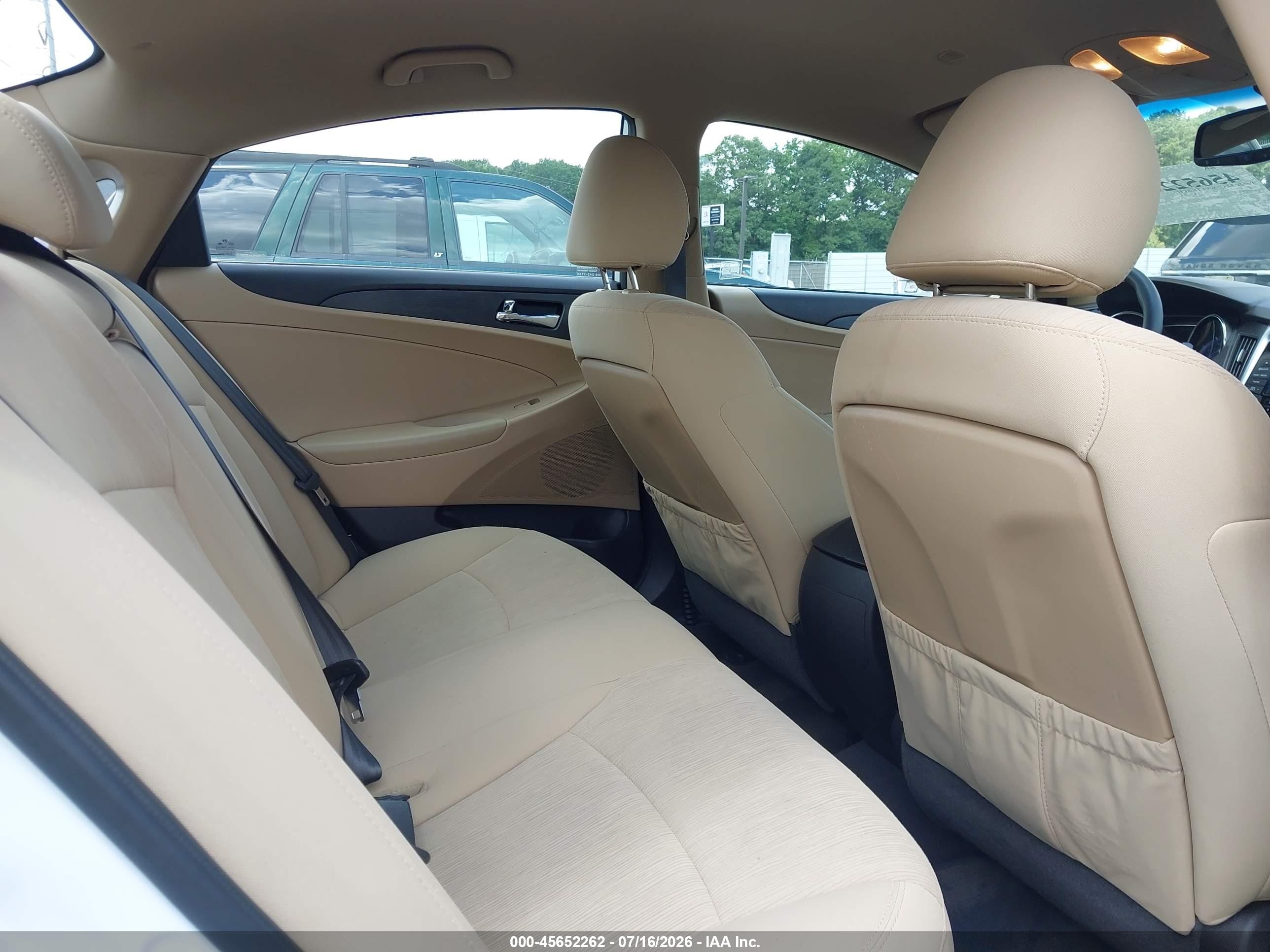 2013 Hyundai Sonata Gls White vin: 5NPEB4AC4DH751059