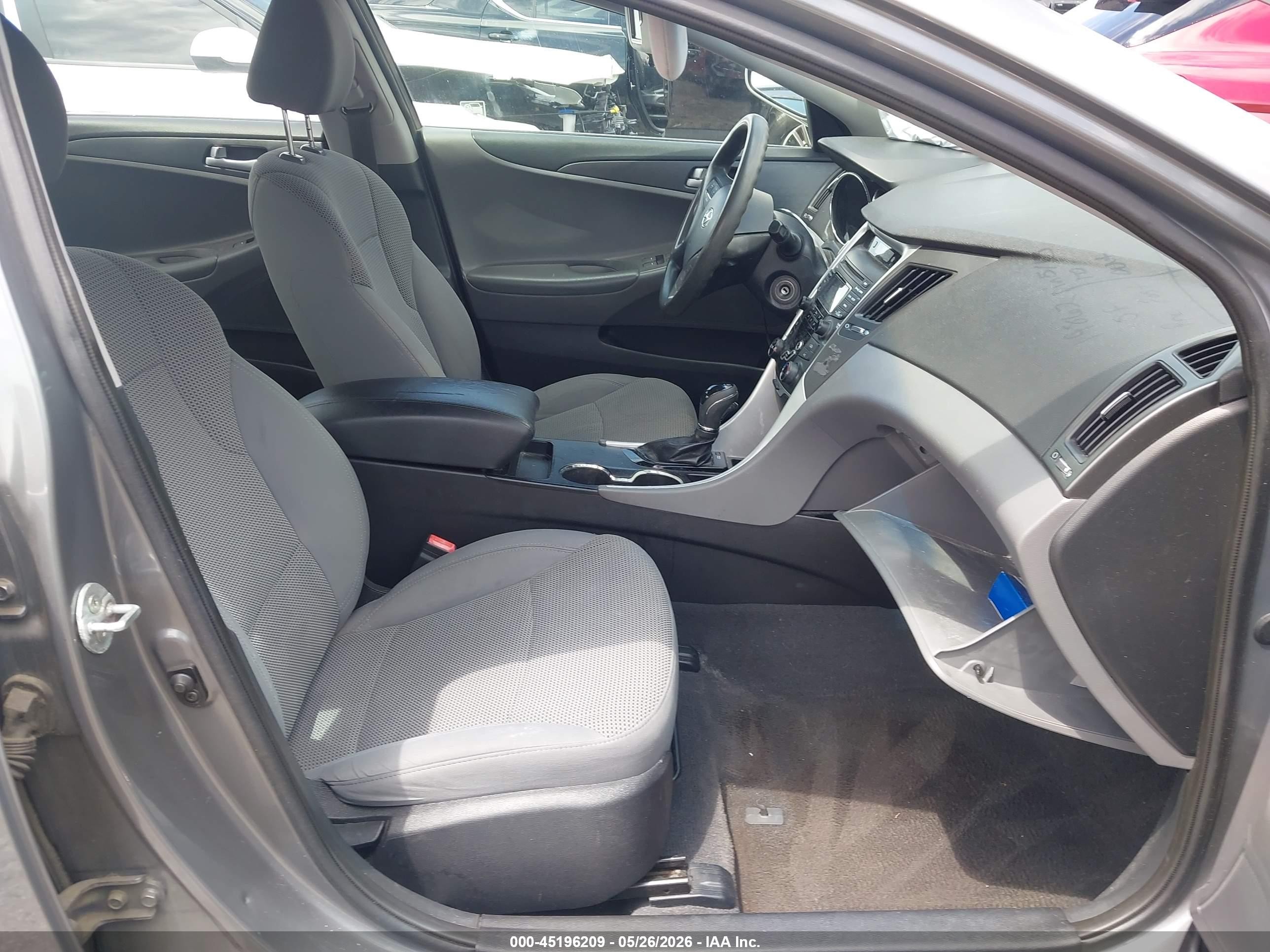 2013 Hyundai Sonata Gls Gray vin: 5NPEB4AC4DH752325