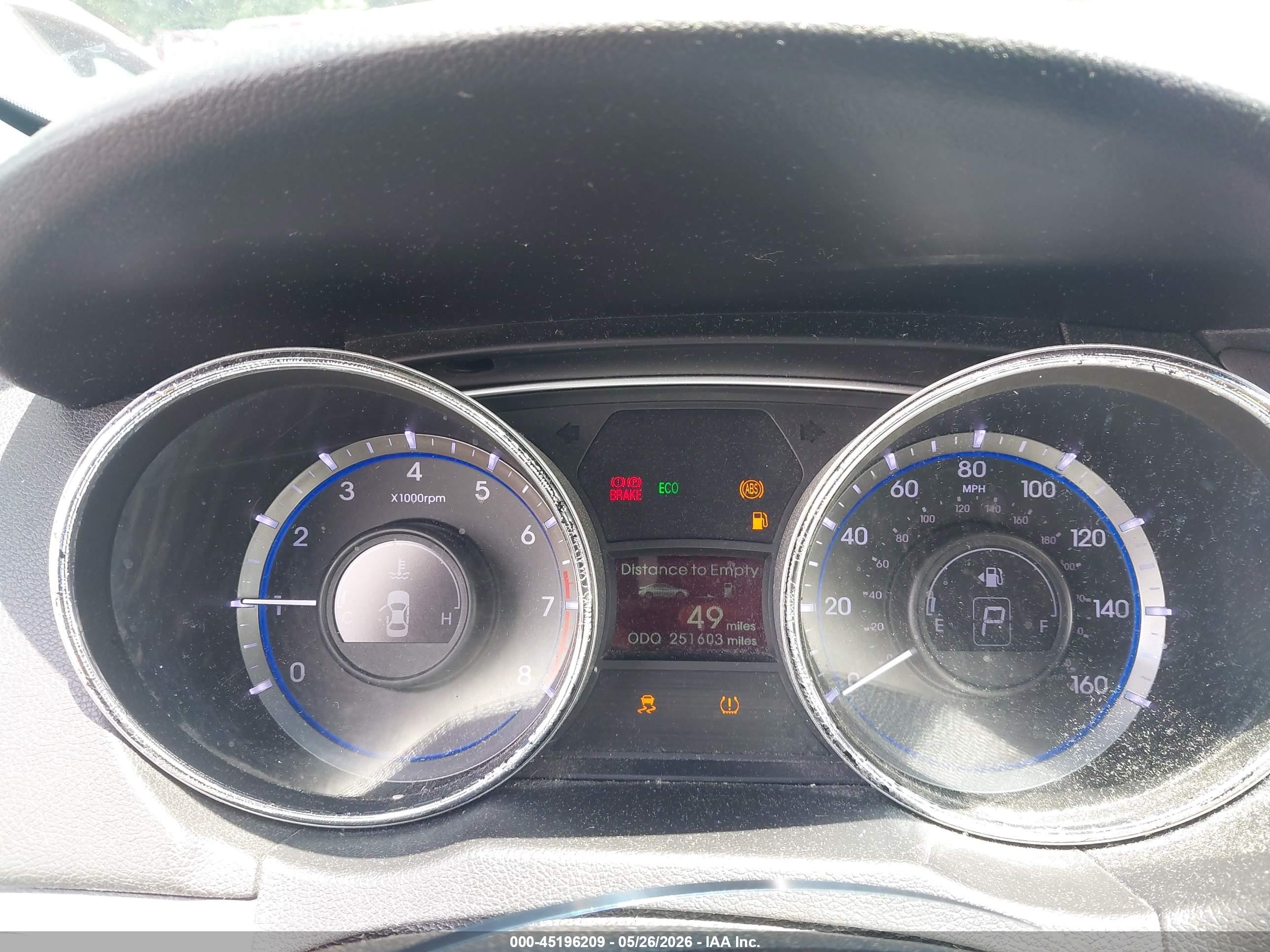 2013 Hyundai Sonata Gls Gray vin: 5NPEB4AC4DH752325