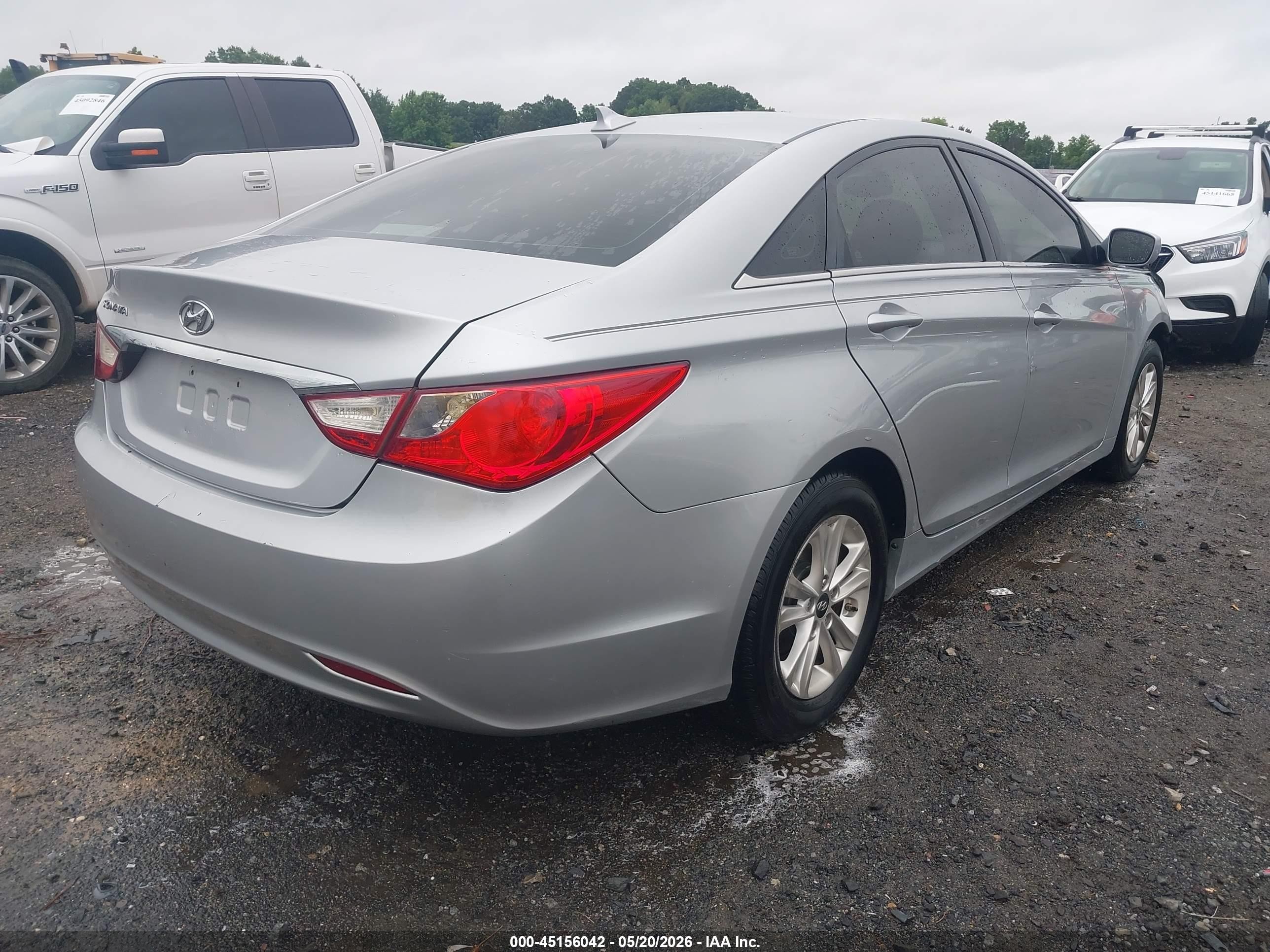 2013 Hyundai Sonata Gls Silver vin: 5NPEB4AC4DH754608
