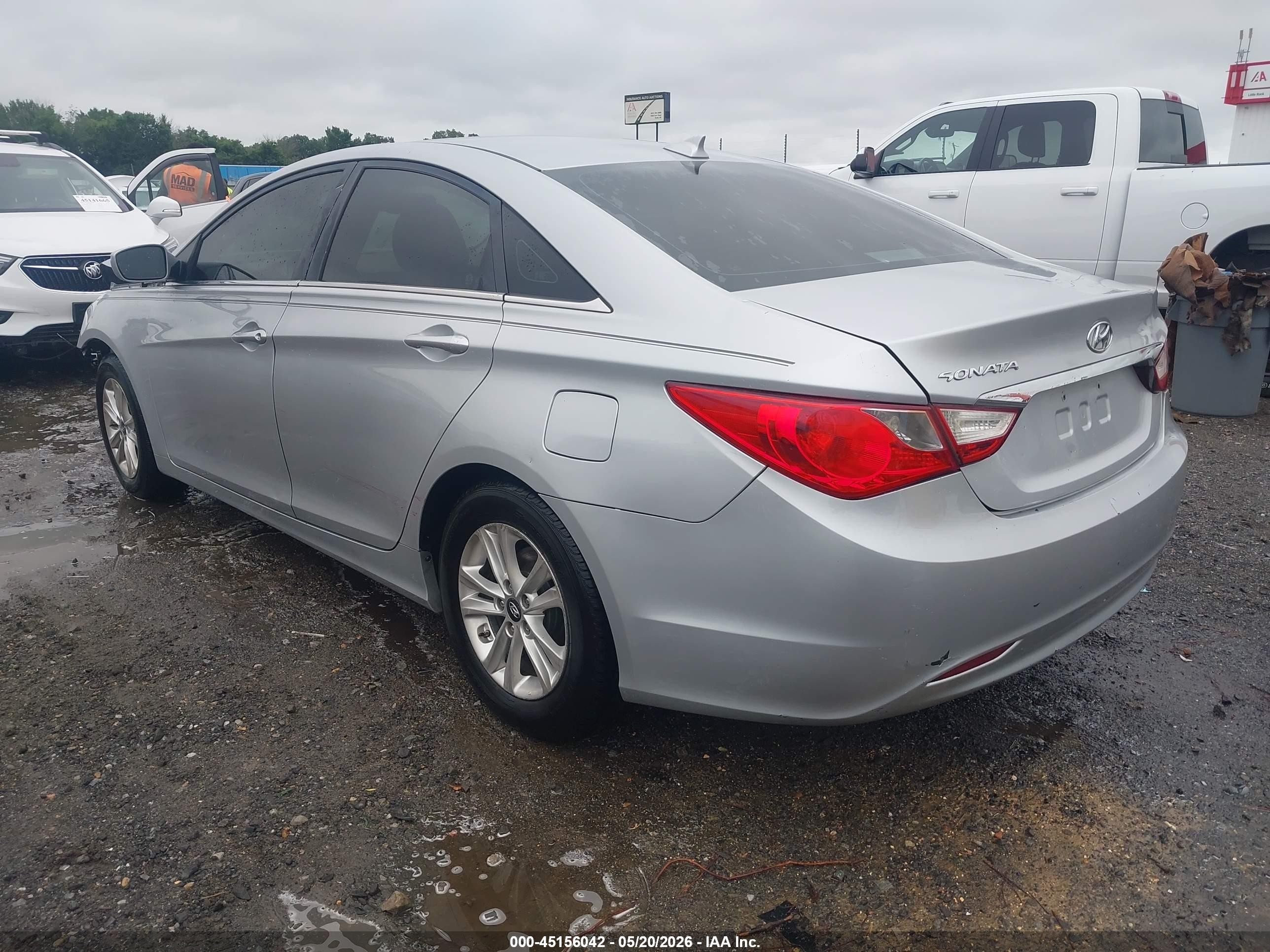 2013 Hyundai Sonata Gls Silver vin: 5NPEB4AC4DH754608