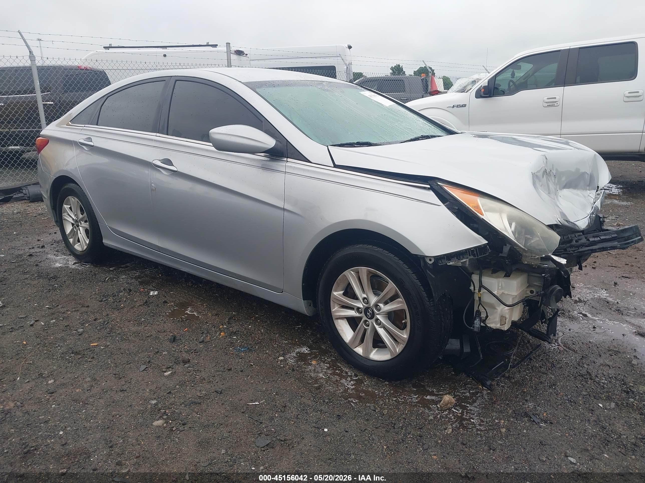 2013 Hyundai Sonata Gls Silver vin: 5NPEB4AC4DH754608