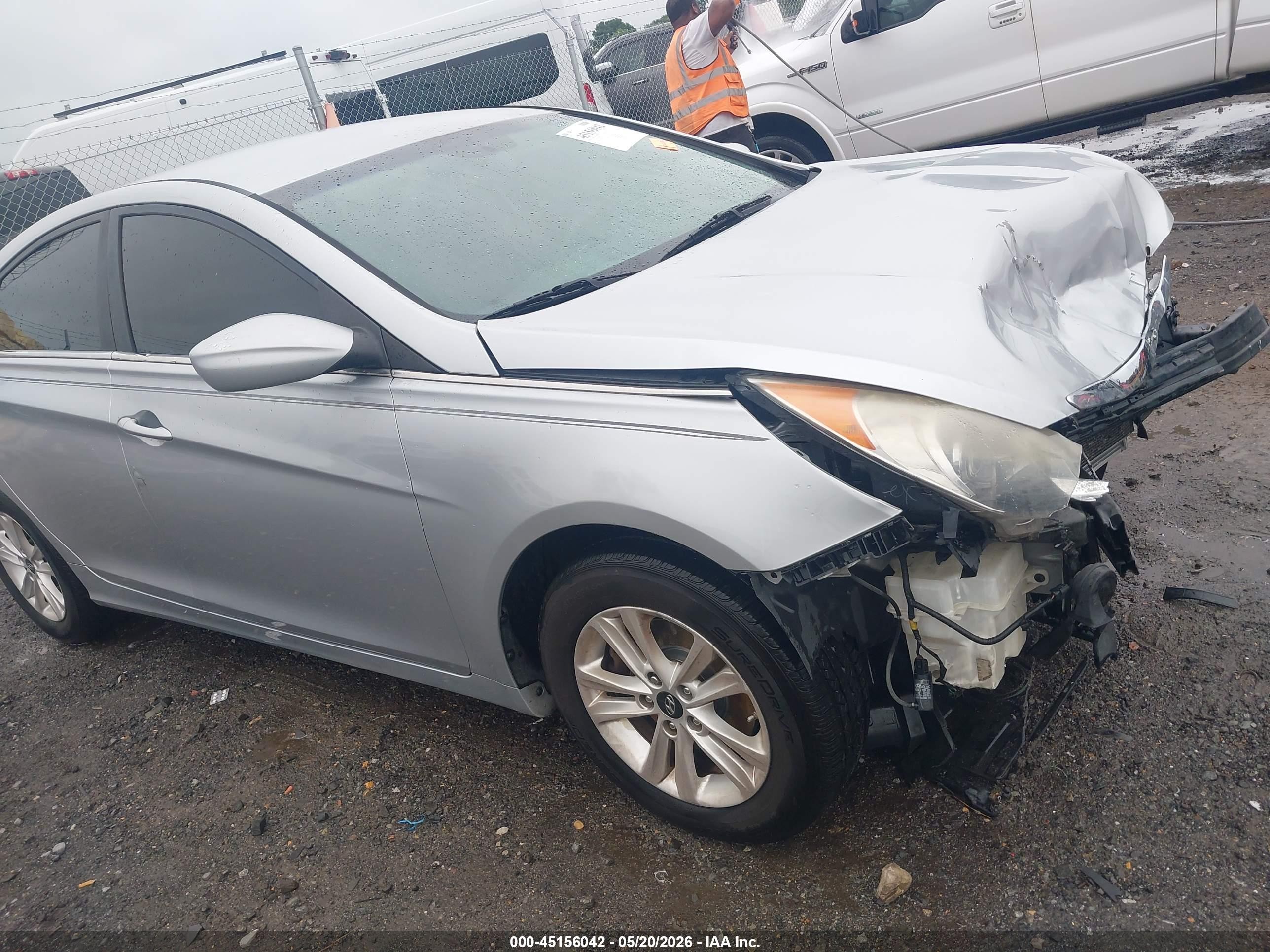 2013 Hyundai Sonata Gls Silver vin: 5NPEB4AC4DH754608