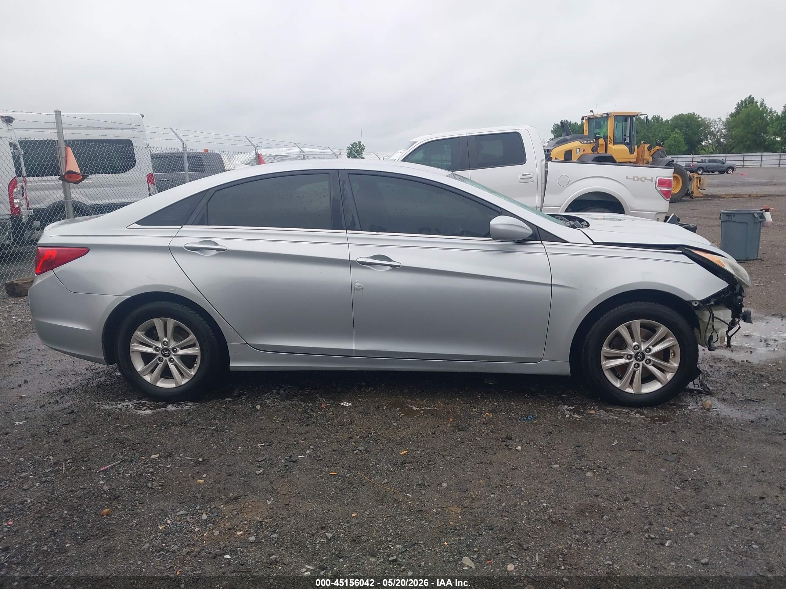 2013 Hyundai Sonata Gls Silver vin: 5NPEB4AC4DH754608