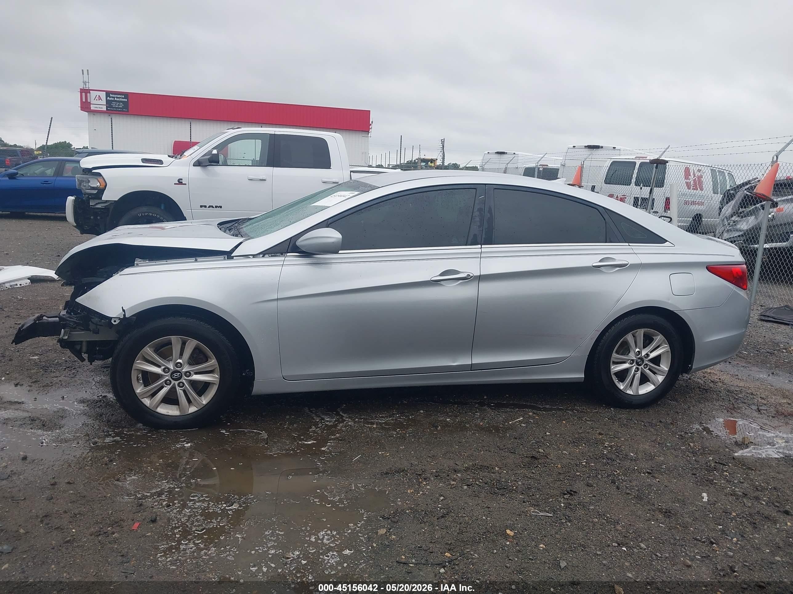 2013 Hyundai Sonata Gls Silver vin: 5NPEB4AC4DH754608