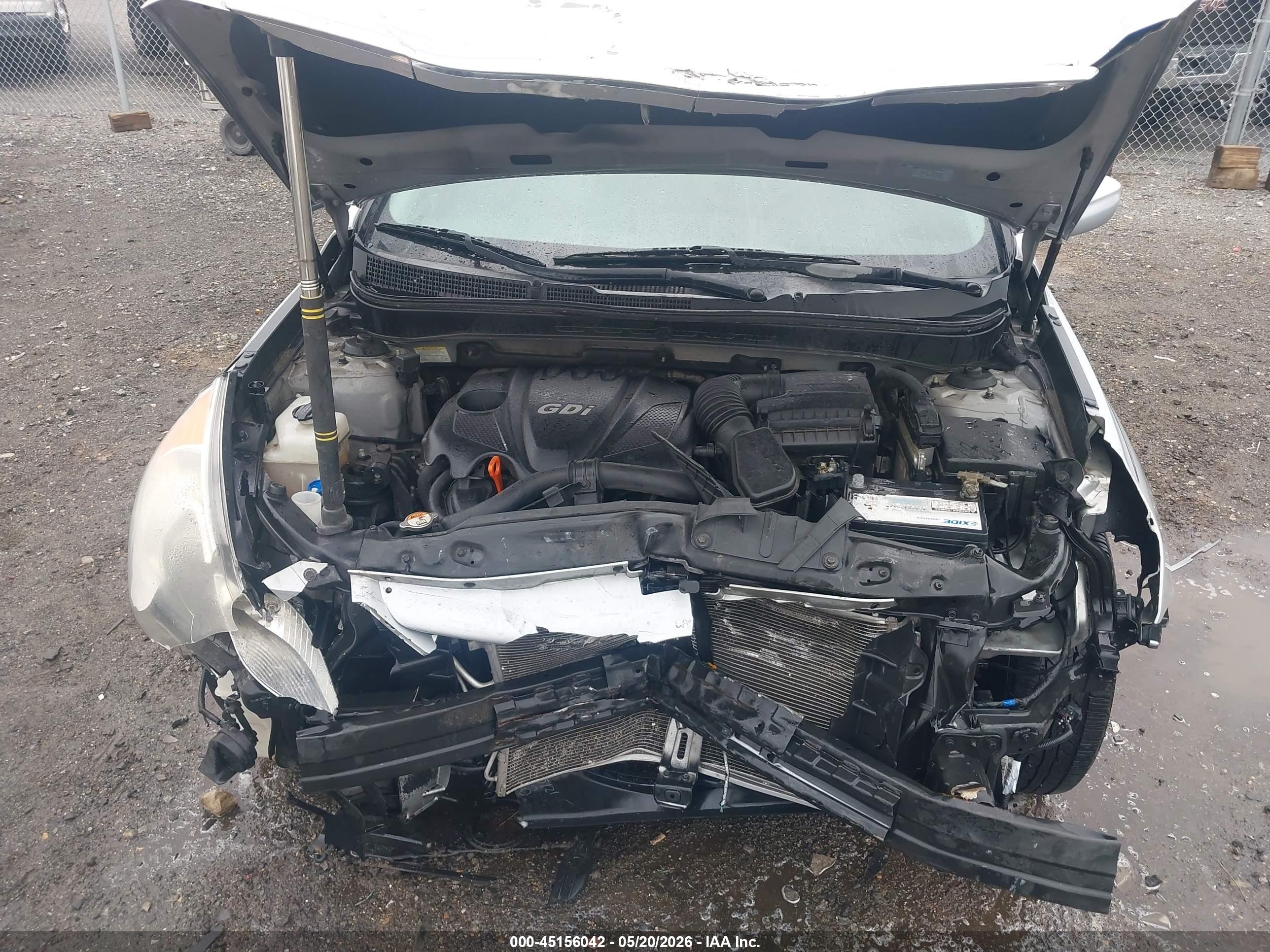2013 Hyundai Sonata Gls Silver vin: 5NPEB4AC4DH754608