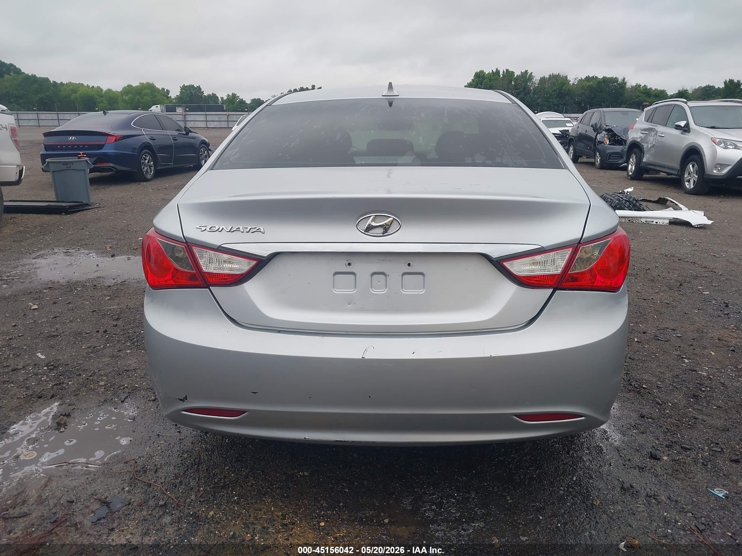 2013 Hyundai Sonata Gls Silver vin: 5NPEB4AC4DH754608