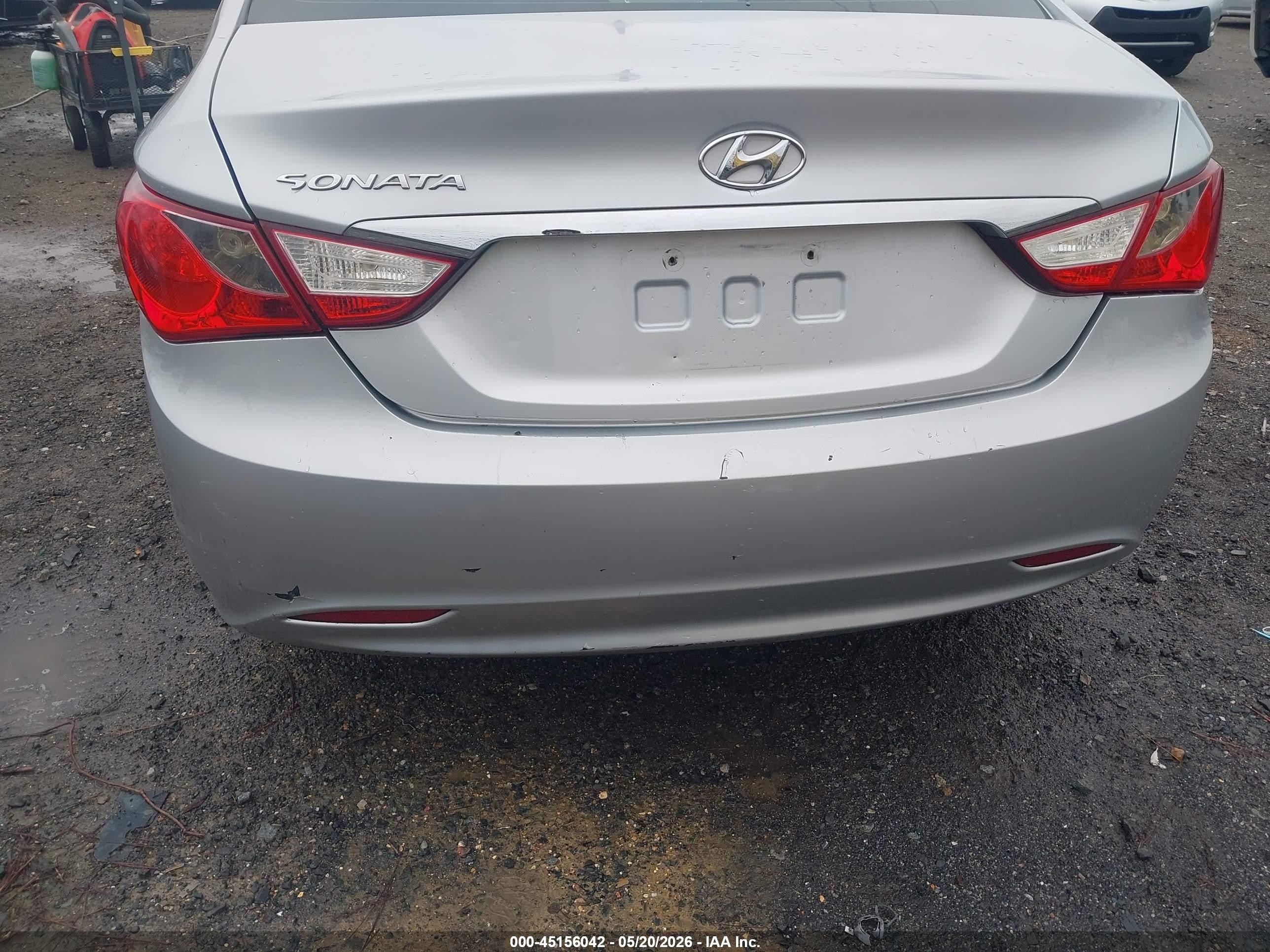 2013 Hyundai Sonata Gls Silver vin: 5NPEB4AC4DH754608