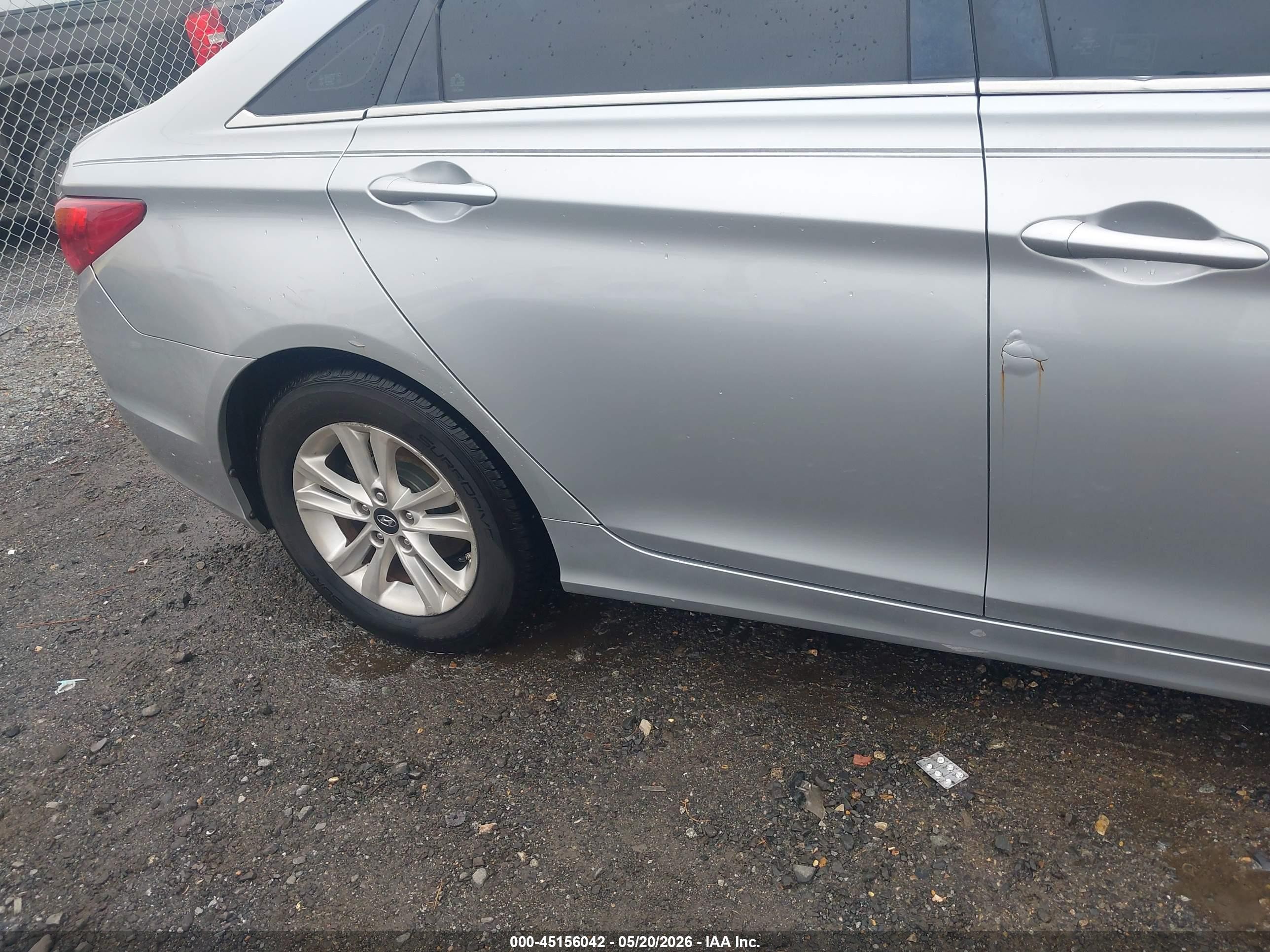 2013 Hyundai Sonata Gls Silver vin: 5NPEB4AC4DH754608