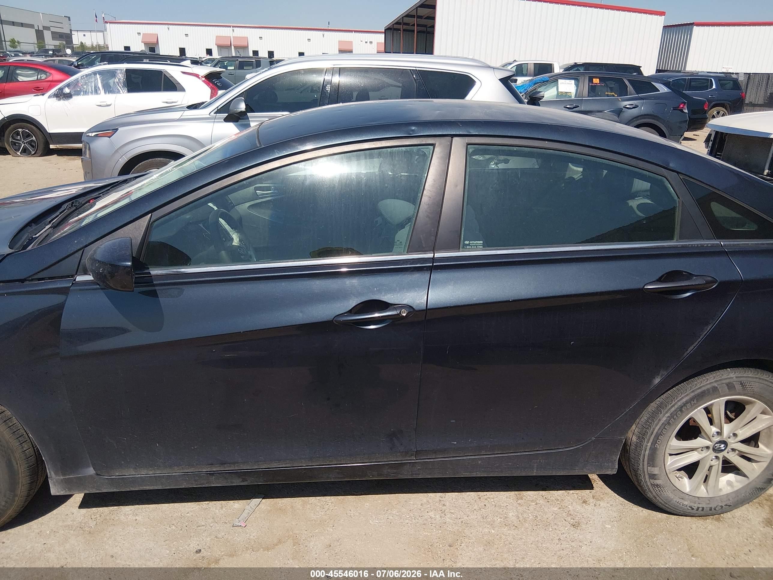 2013 Hyundai Sonata Gls Dark Blue vin: 5NPEB4AC4DH758268