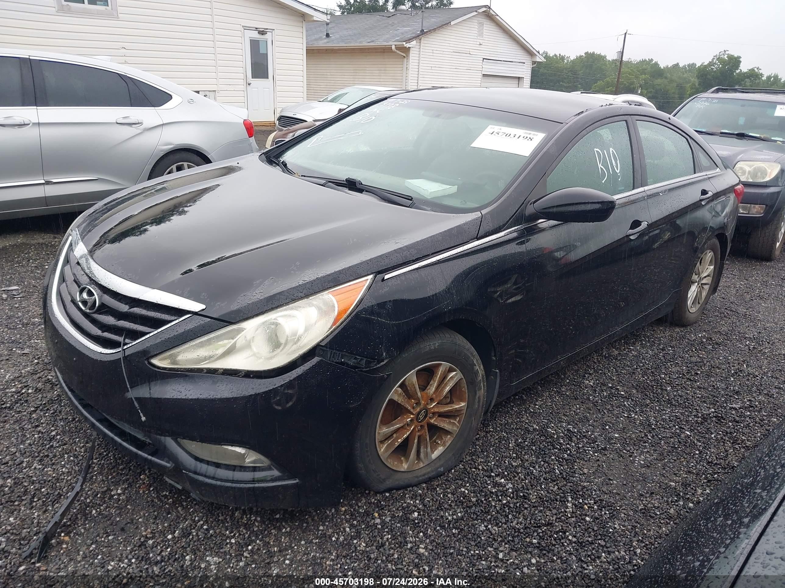 2013 Hyundai Sonata Gls Black vin: 5NPEB4AC4DH761476