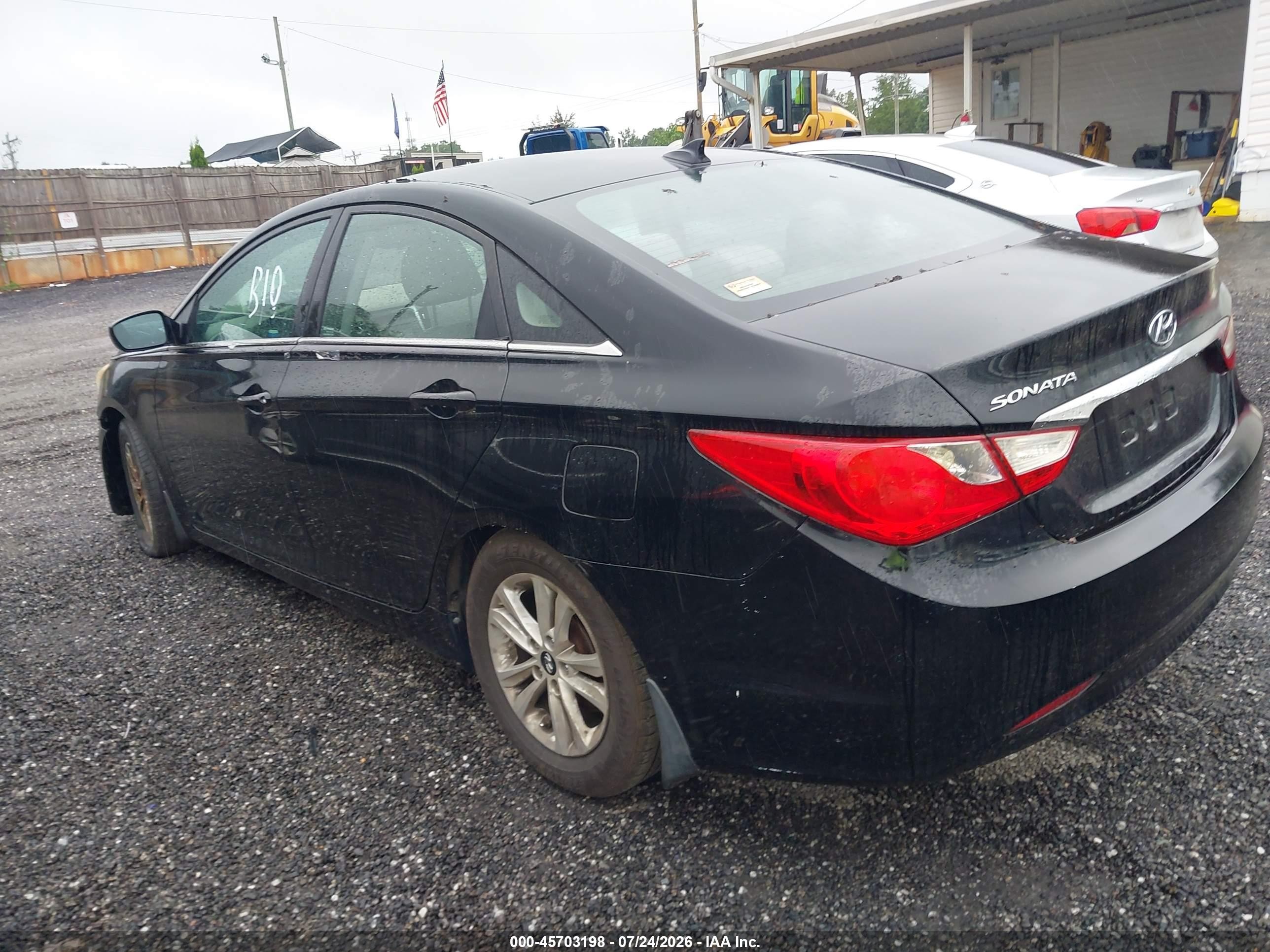 2013 Hyundai Sonata Gls Black vin: 5NPEB4AC4DH761476