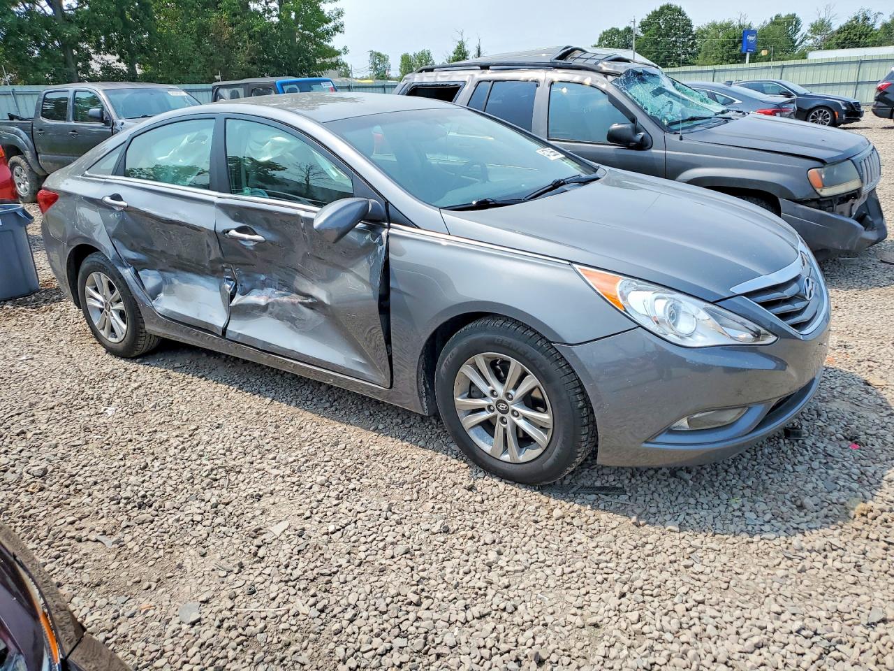 2013 Hyundai Sonata Gls Charcoal vin: 5NPEB4AC4DH765947