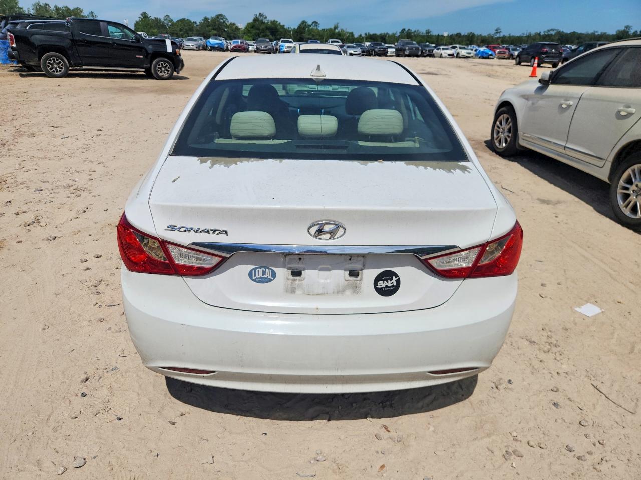2013 Hyundai Sonata Gls White vin: 5NPEB4AC4DH767889