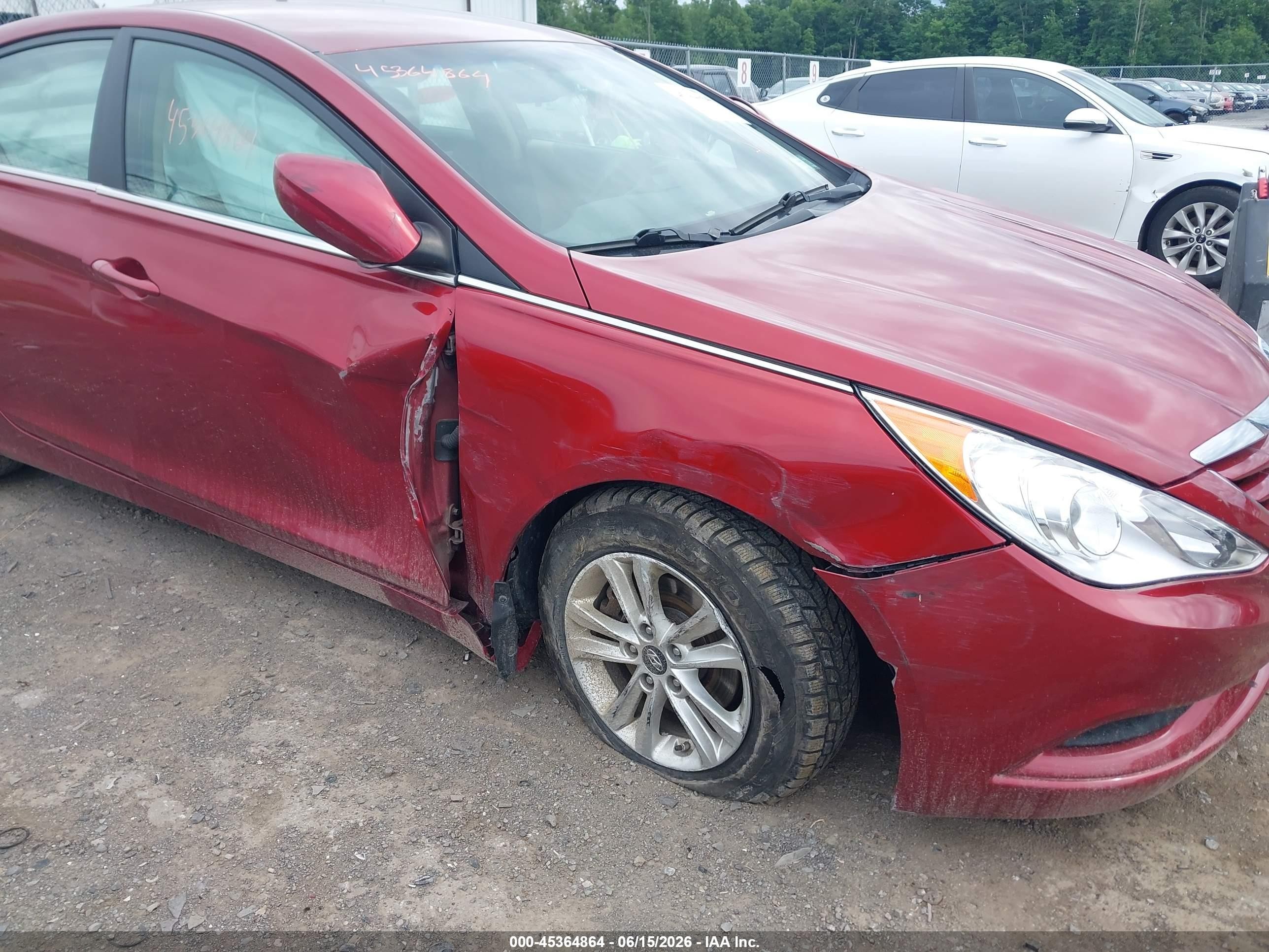 2013 Hyundai Sonata Gls Red vin: 5NPEB4AC4DH769691