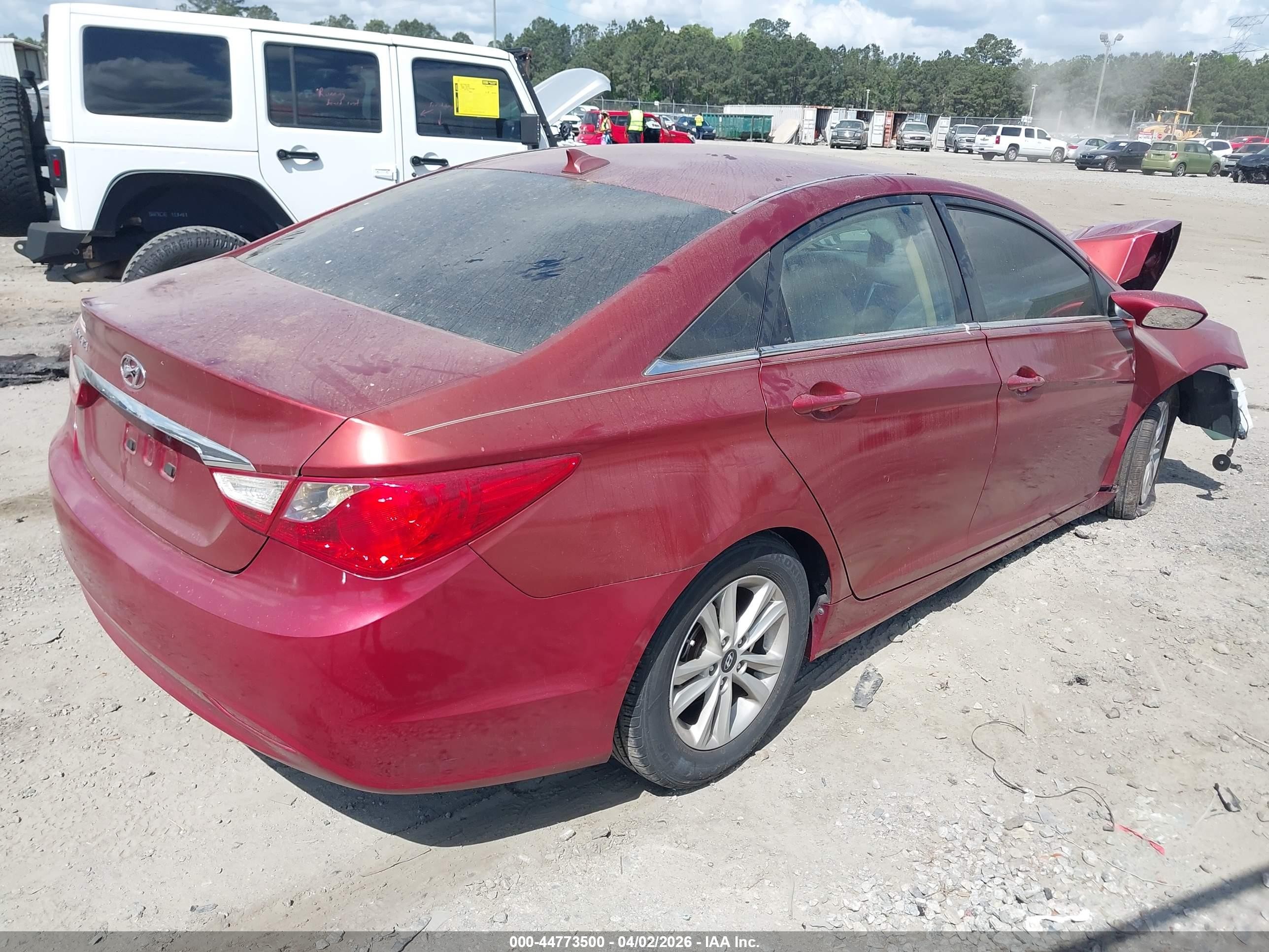 2013 Hyundai Sonata Gls Red vin: 5NPEB4AC4DH770307