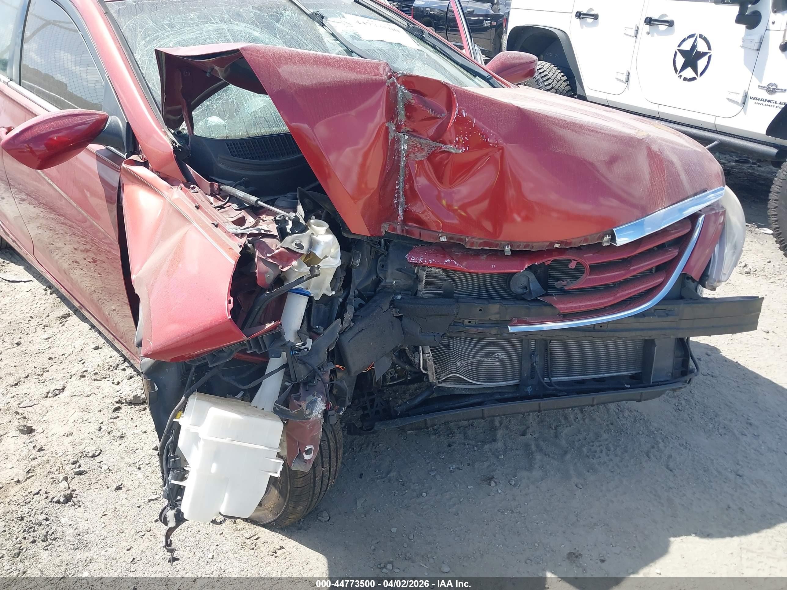 2013 Hyundai Sonata Gls Red vin: 5NPEB4AC4DH770307