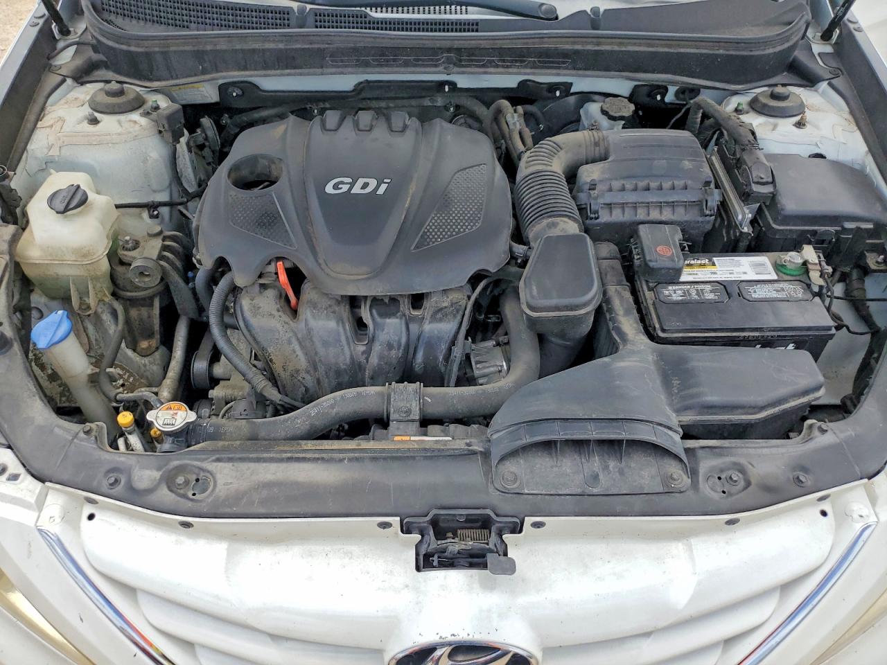 2013 Hyundai Sonata Gls White vin: 5NPEB4AC4DH779265