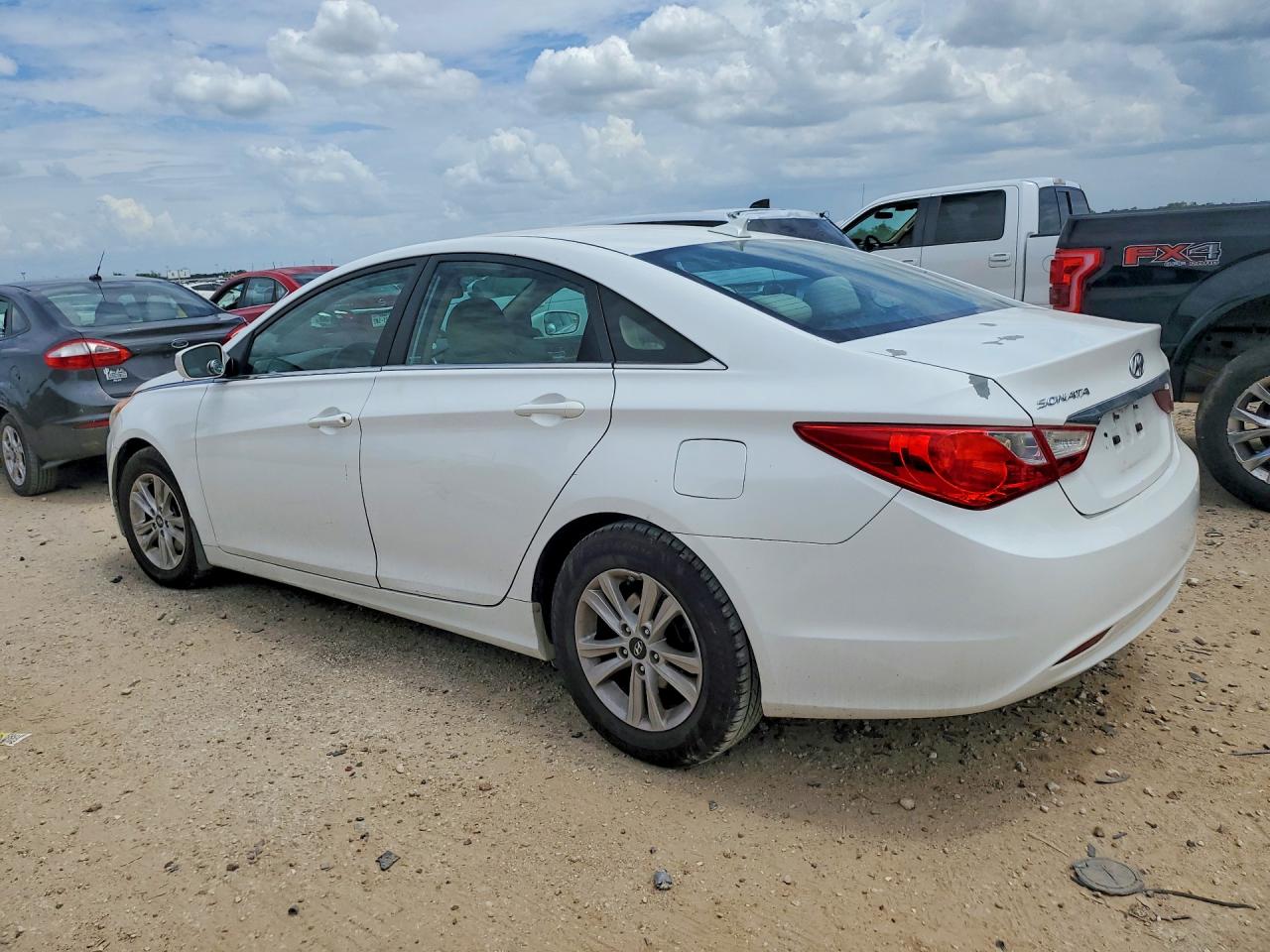 2013 Hyundai Sonata Gls White vin: 5NPEB4AC4DH779265