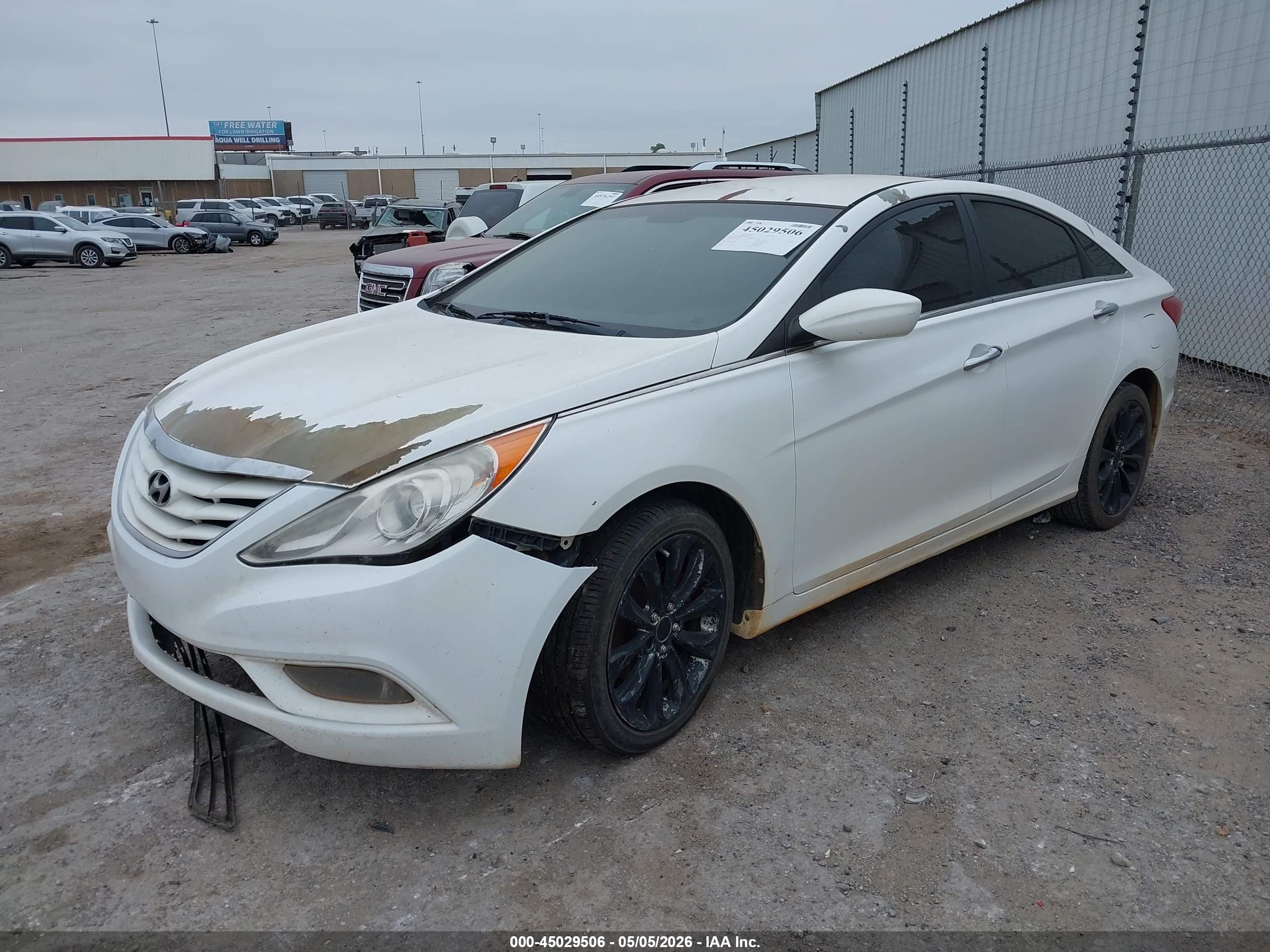 2013 Hyundai Sonata Gls White vin: 5NPEB4AC4DH781825