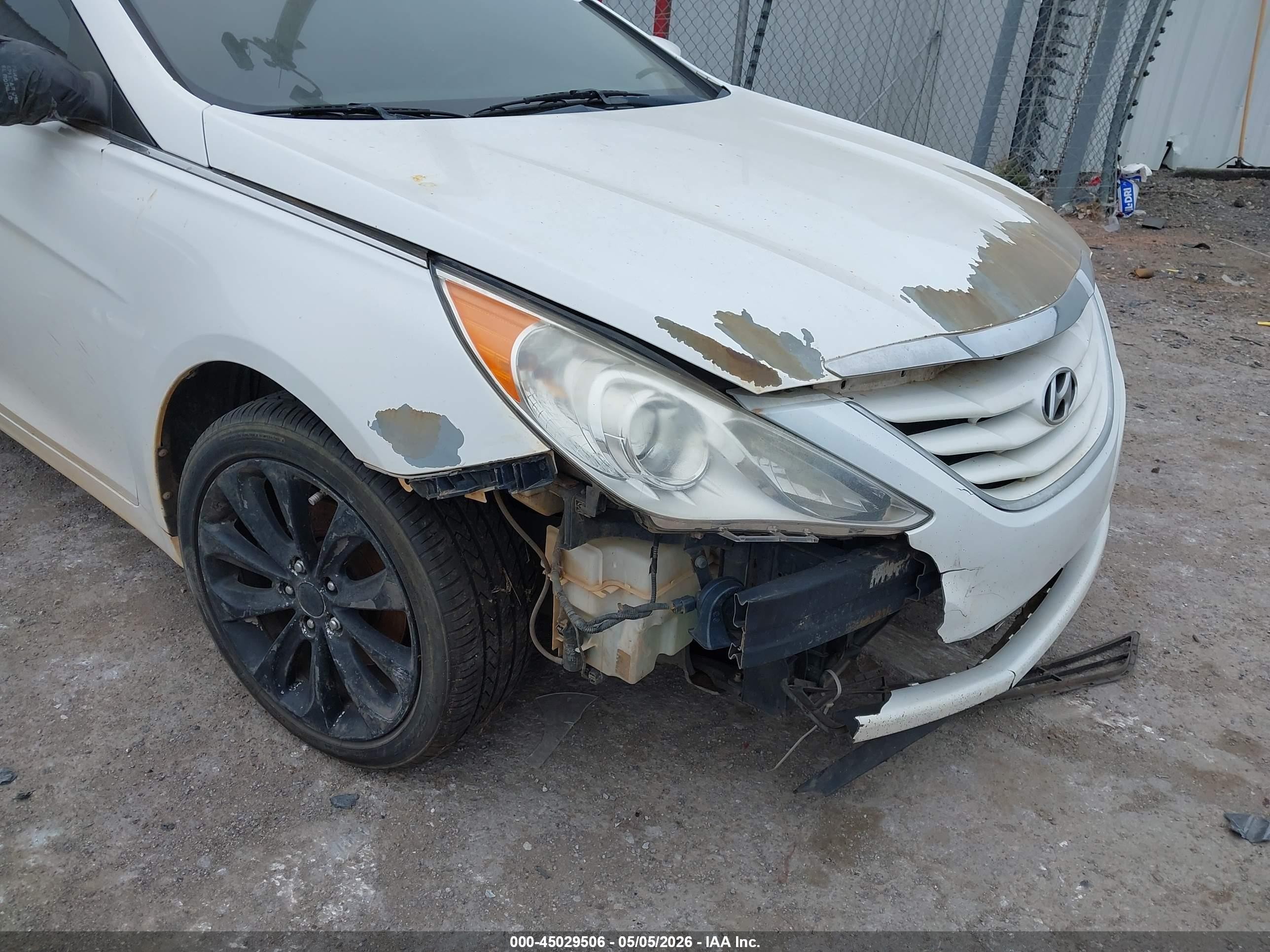 2013 Hyundai Sonata Gls White vin: 5NPEB4AC4DH781825
