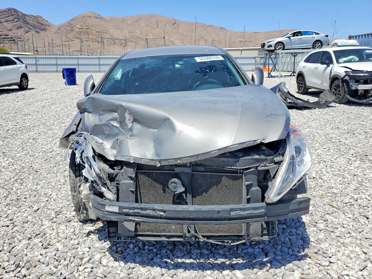 2013 Hyundai Sonata Gls Gray vin: 5NPEB4AC4DH783199