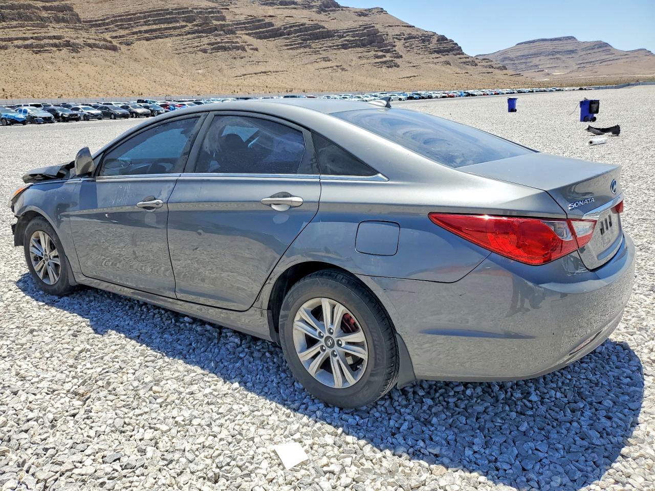 2013 Hyundai Sonata Gls Gray vin: 5NPEB4AC4DH783199