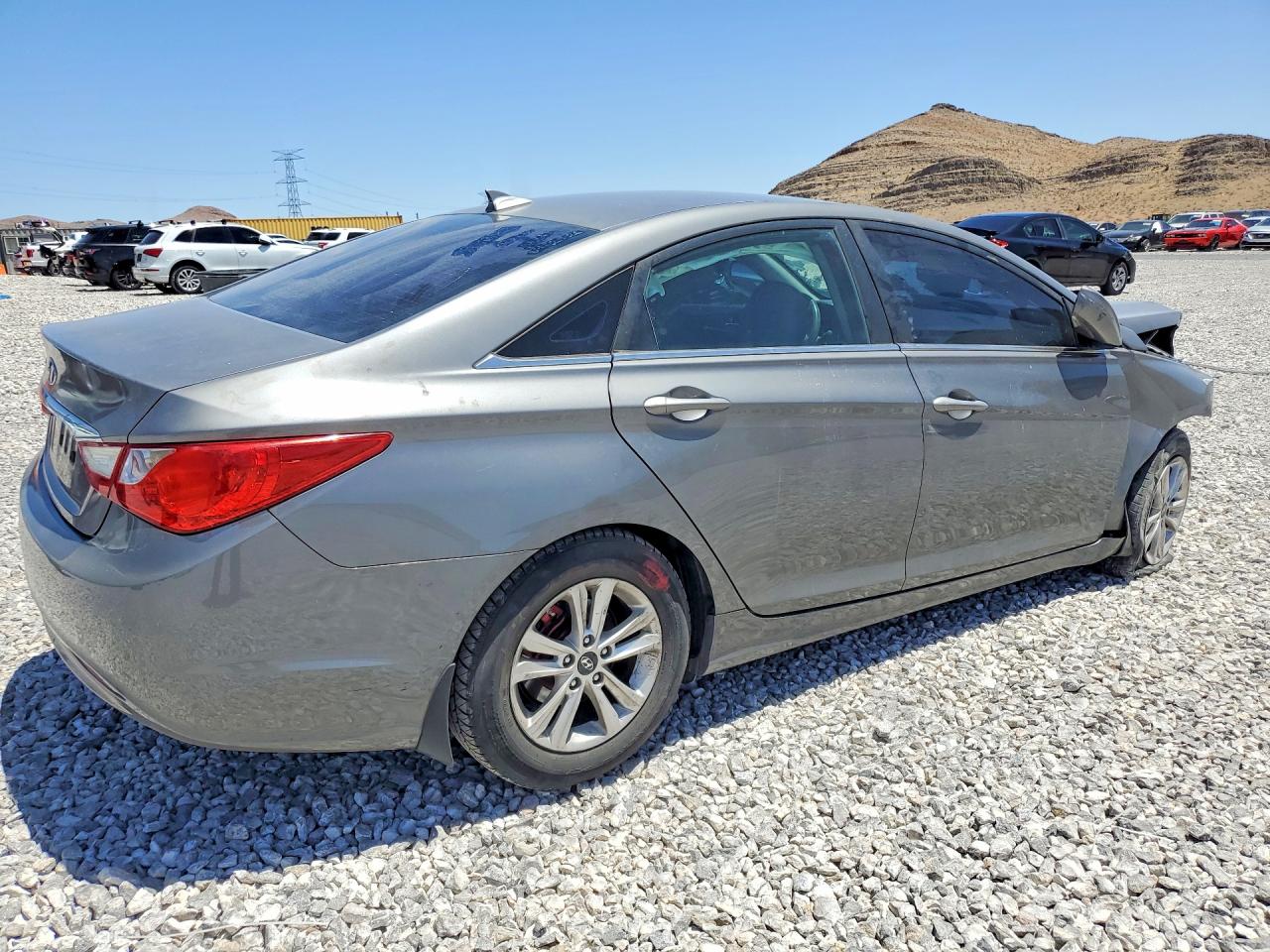 2013 Hyundai Sonata Gls Gray vin: 5NPEB4AC4DH783199