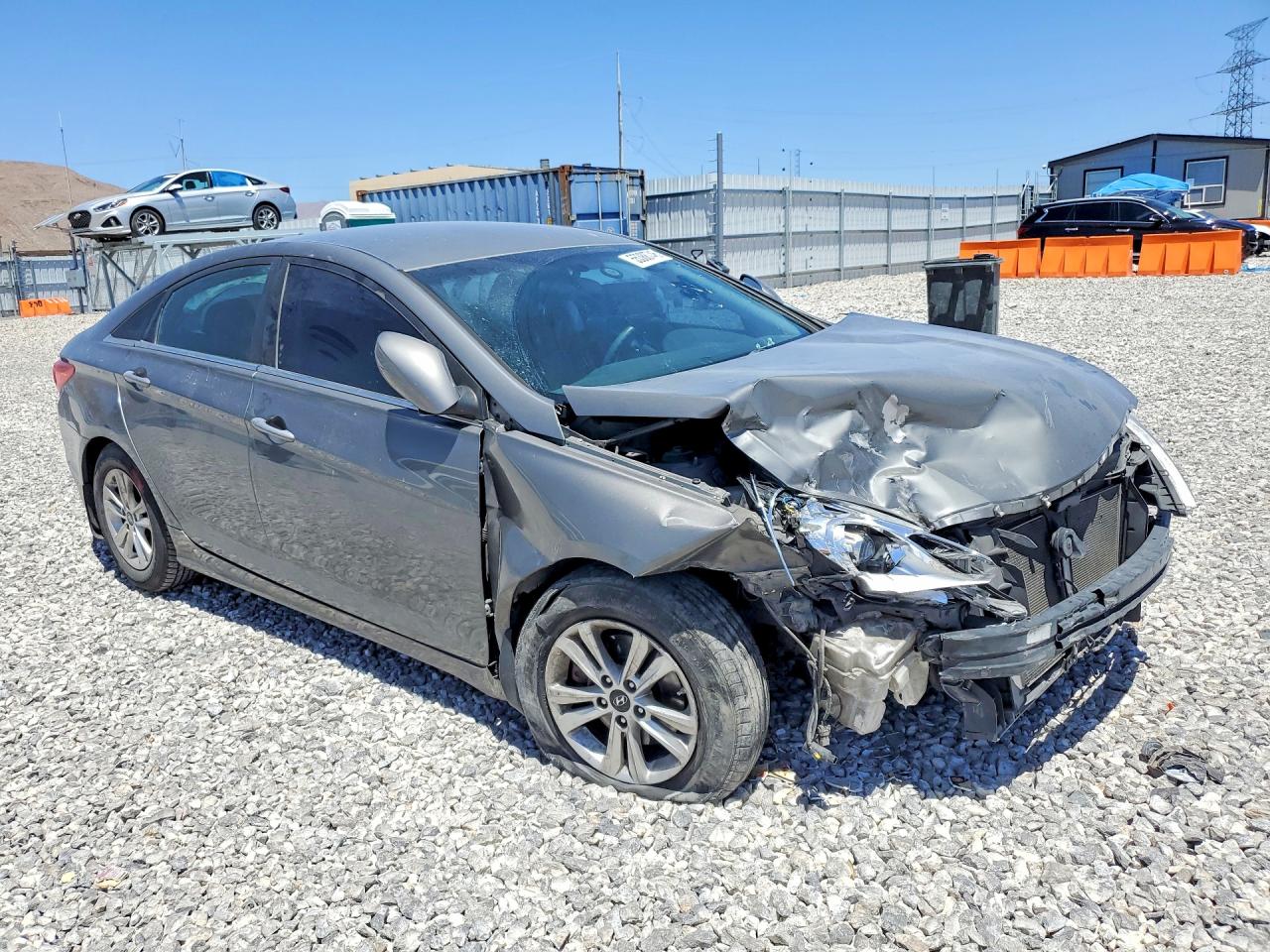 2013 Hyundai Sonata Gls Gray vin: 5NPEB4AC4DH783199