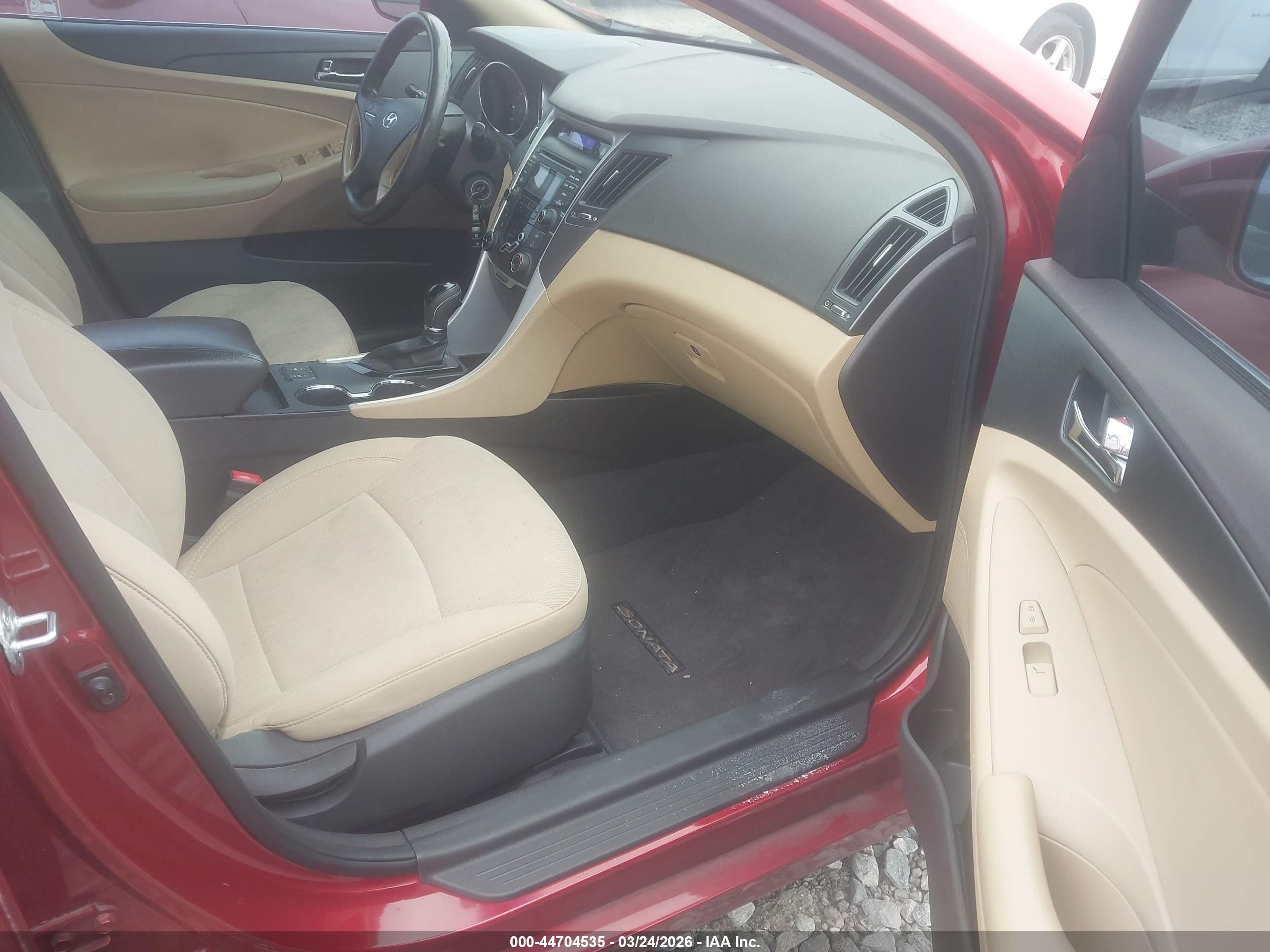 2013 Hyundai Sonata Gls Red vin: 5NPEB4AC4DH799192
