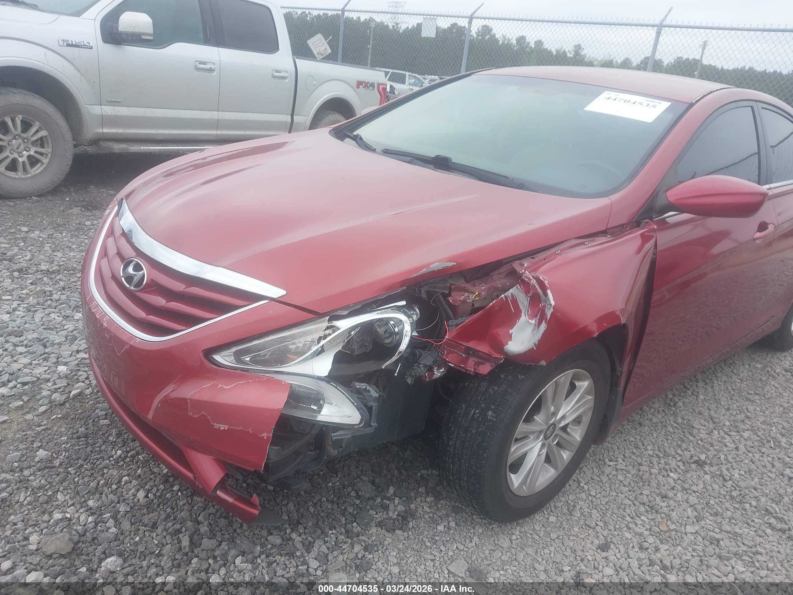 2013 Hyundai Sonata Gls Red vin: 5NPEB4AC4DH799192