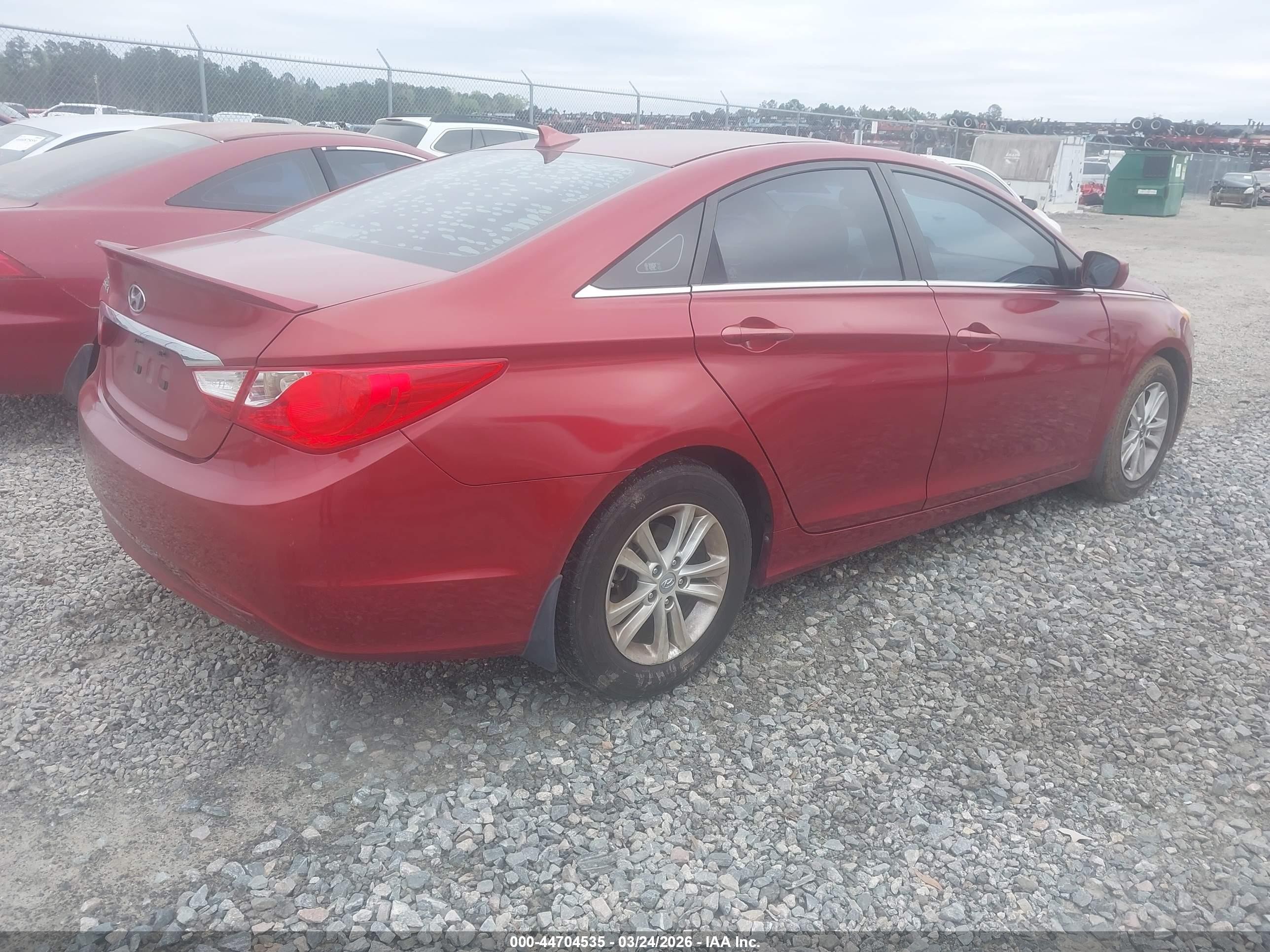 2013 Hyundai Sonata Gls Red vin: 5NPEB4AC4DH799192
