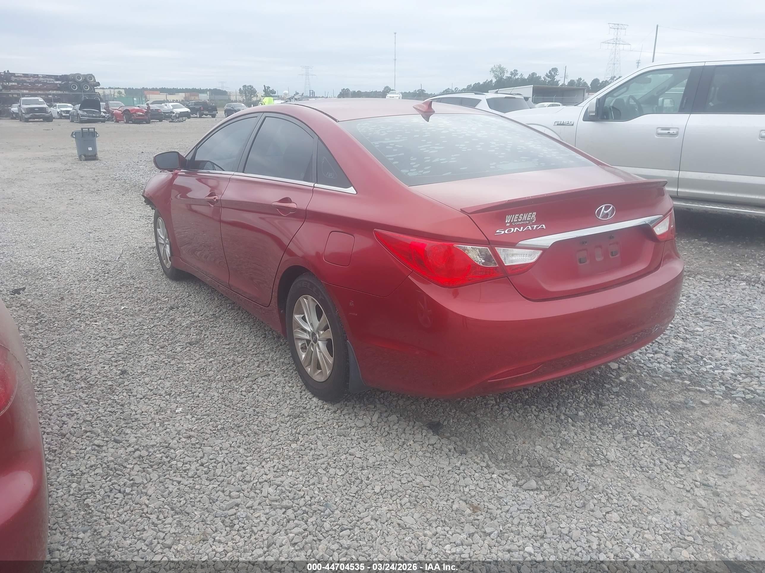 2013 Hyundai Sonata Gls Red vin: 5NPEB4AC4DH799192