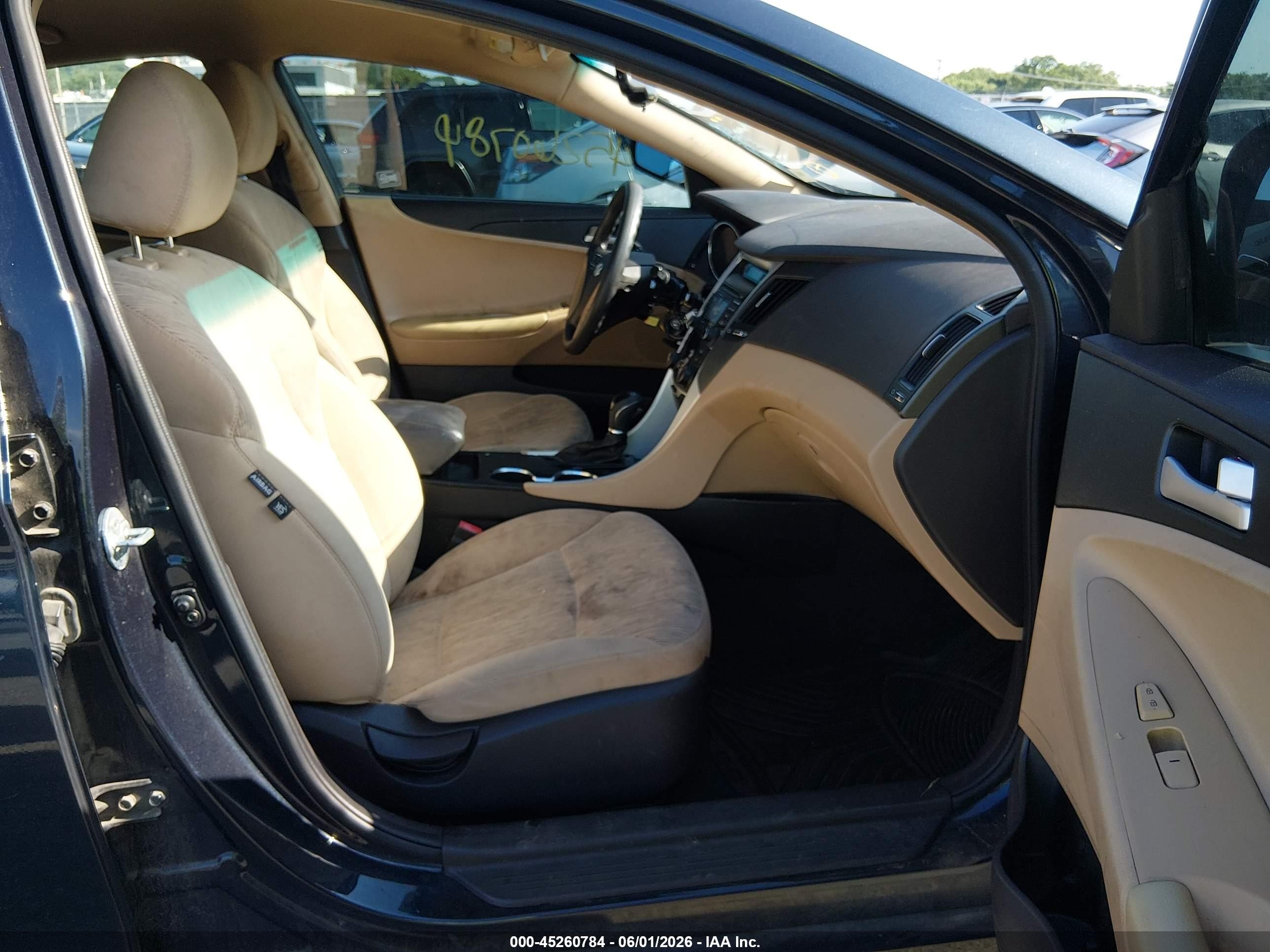 2013 Hyundai Sonata Gls Black vin: 5NPEB4AC4DH805945
