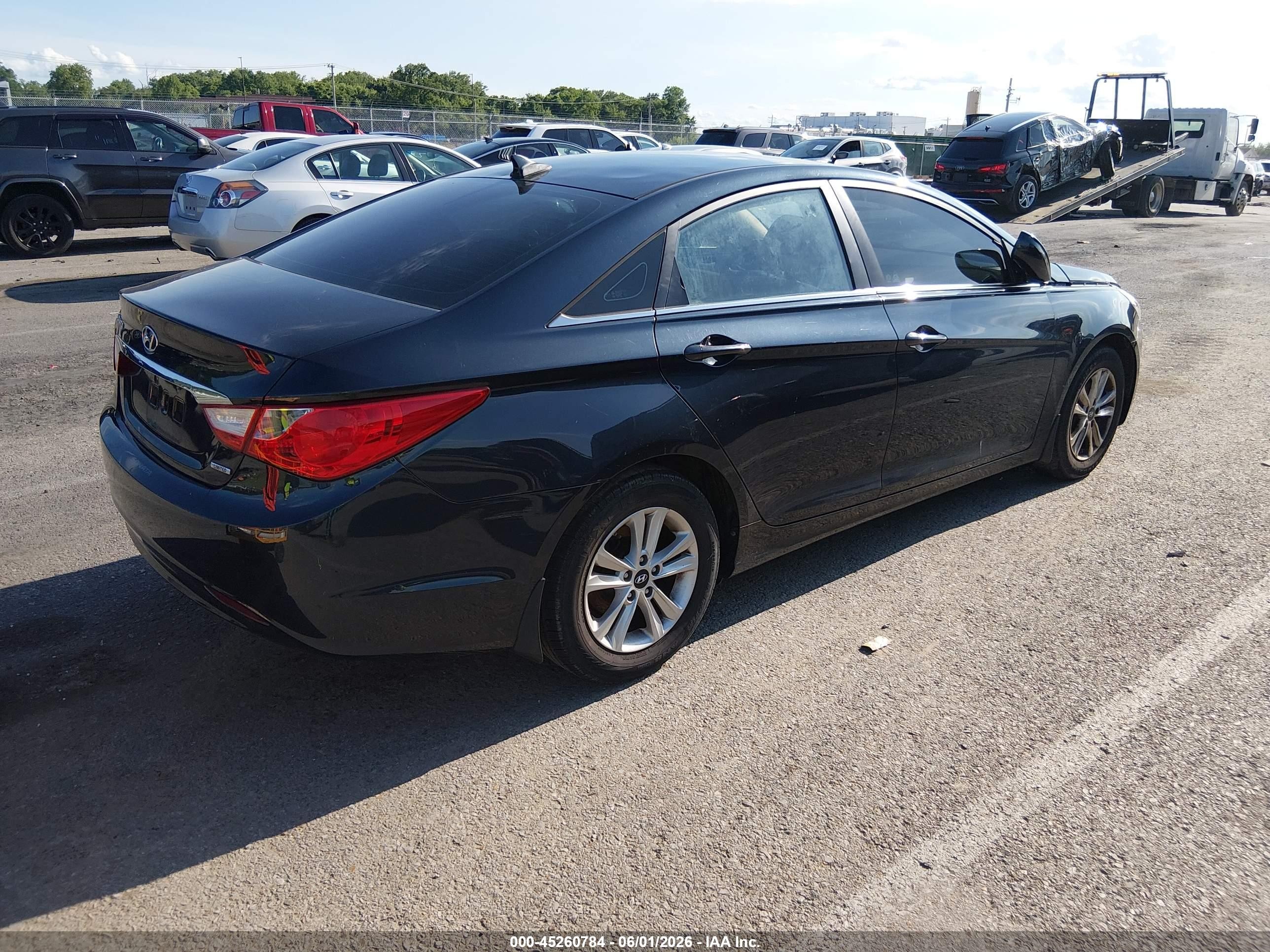 2013 Hyundai Sonata Gls Black vin: 5NPEB4AC4DH805945