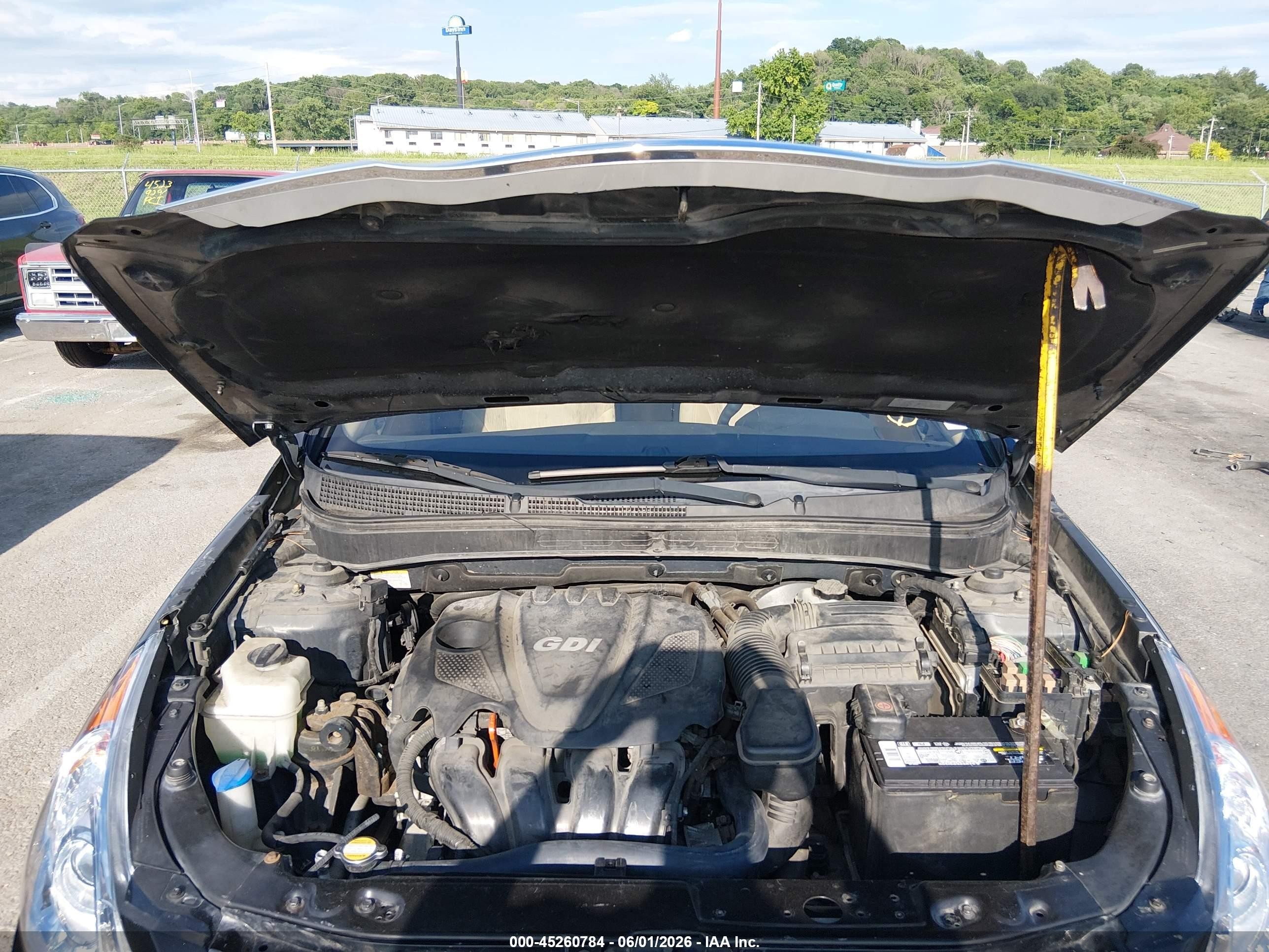 2013 Hyundai Sonata Gls Black vin: 5NPEB4AC4DH805945