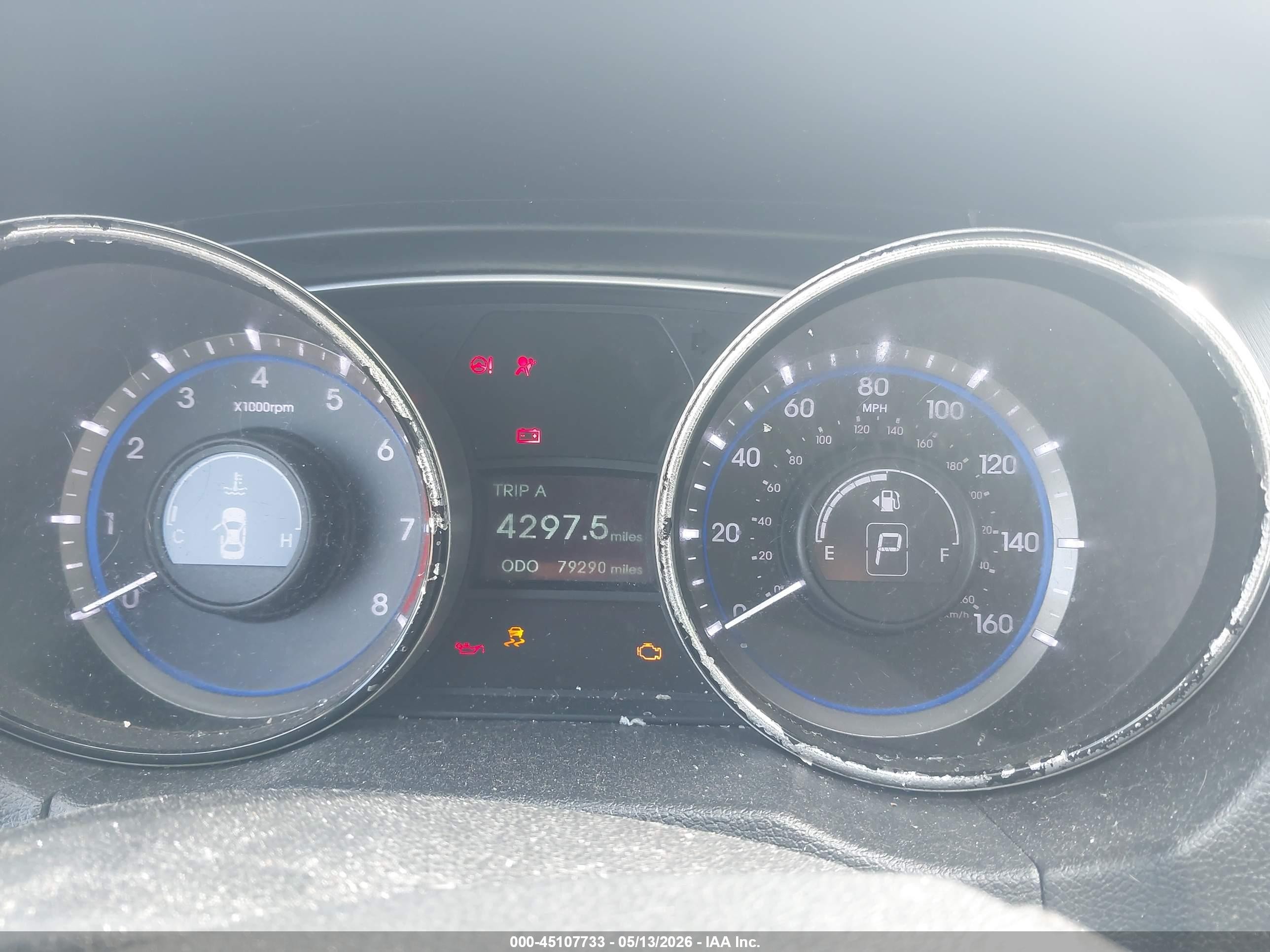 2014 Hyundai Sonata Gls Blue vin: 5NPEB4AC4EH812959
