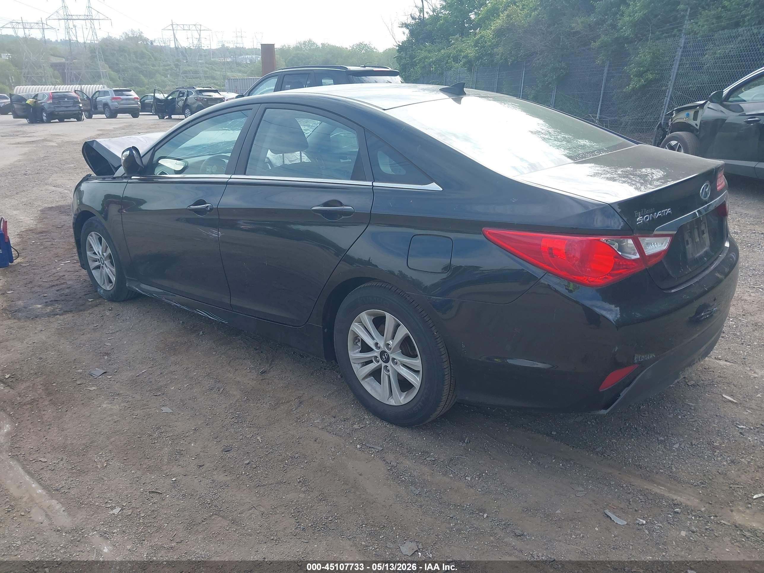 2014 Hyundai Sonata Gls Blue vin: 5NPEB4AC4EH812959