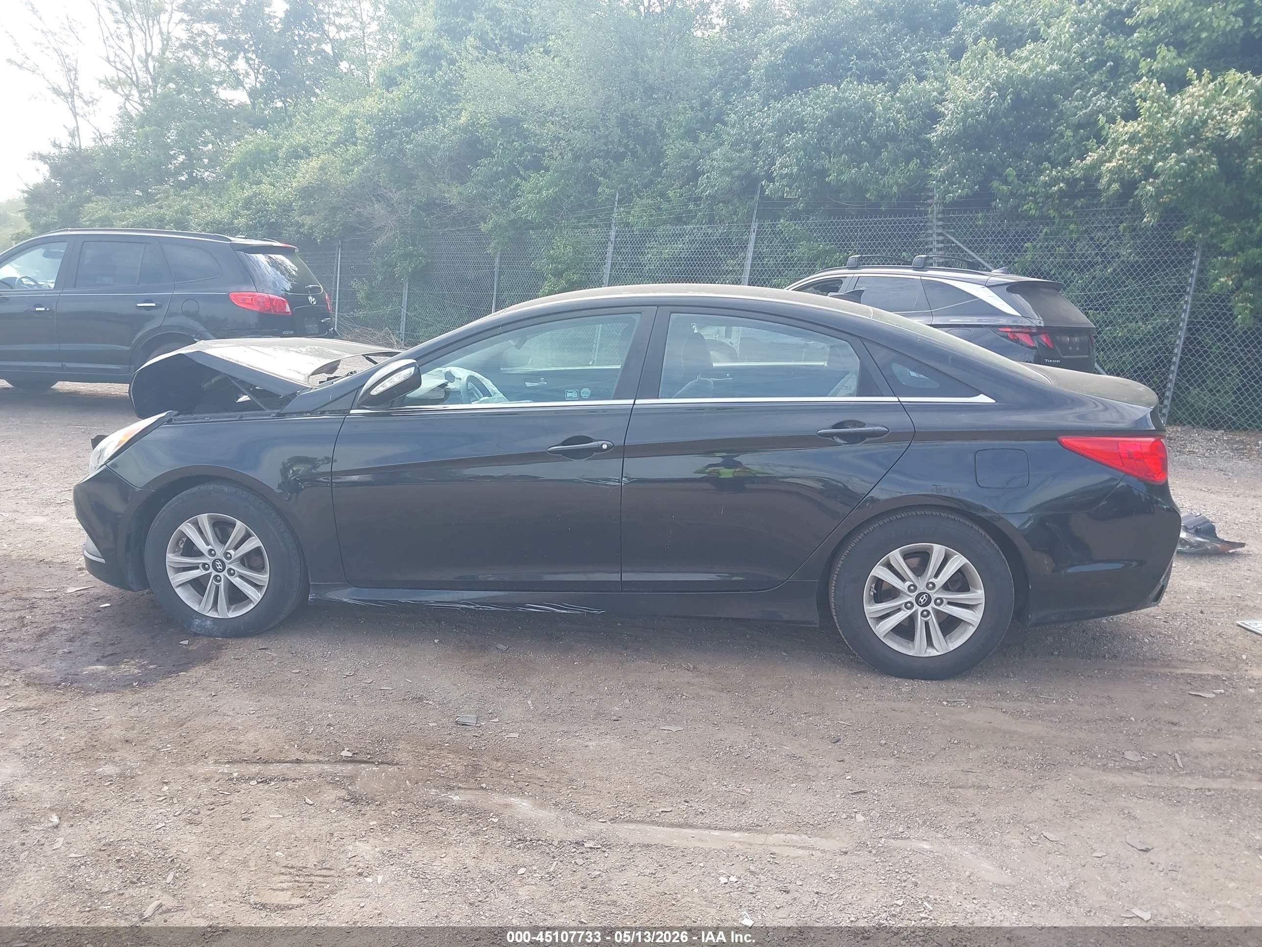 2014 Hyundai Sonata Gls Blue vin: 5NPEB4AC4EH812959
