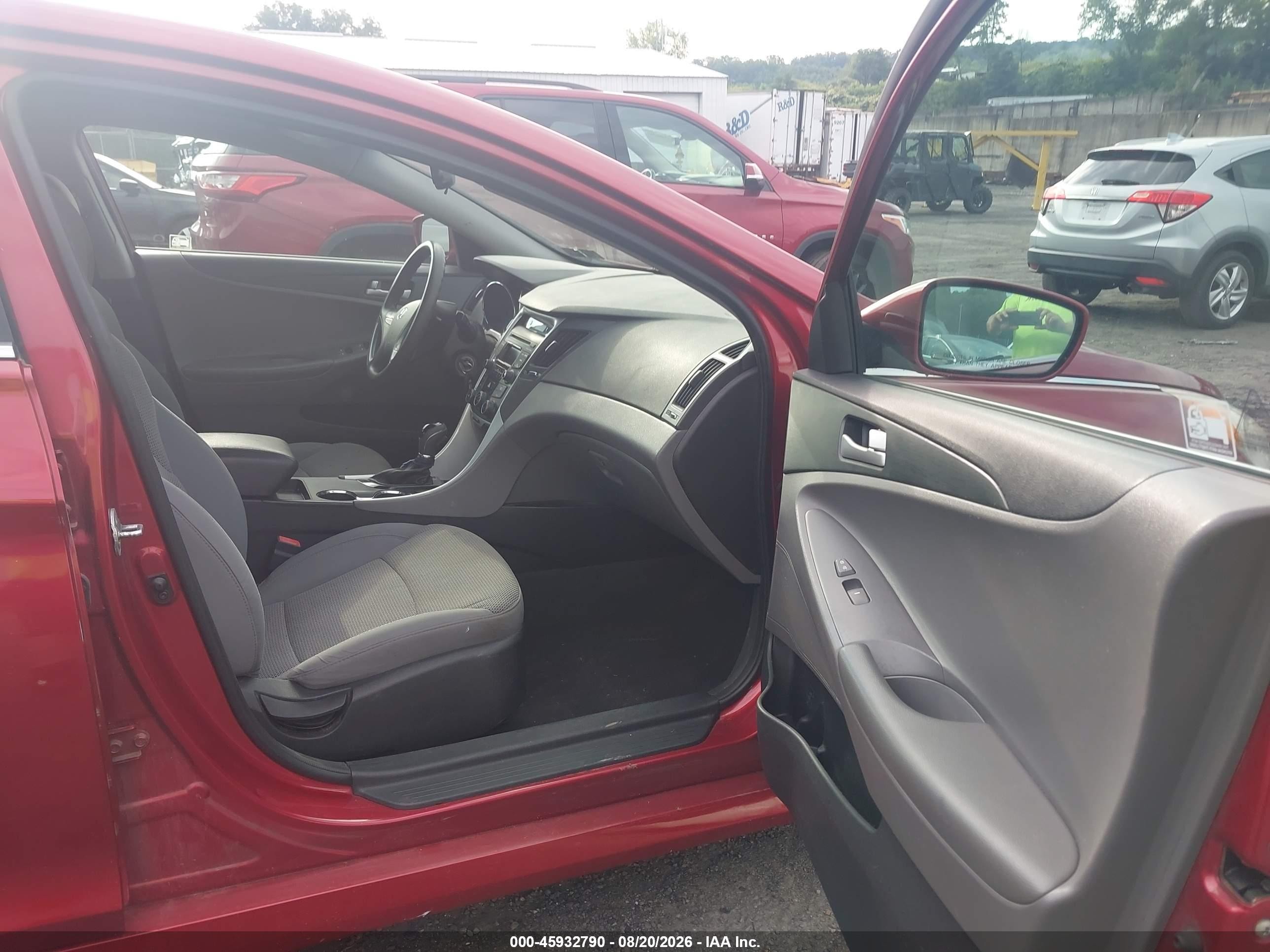 2014 Hyundai Sonata Gls Red vin: 5NPEB4AC4EH814419
