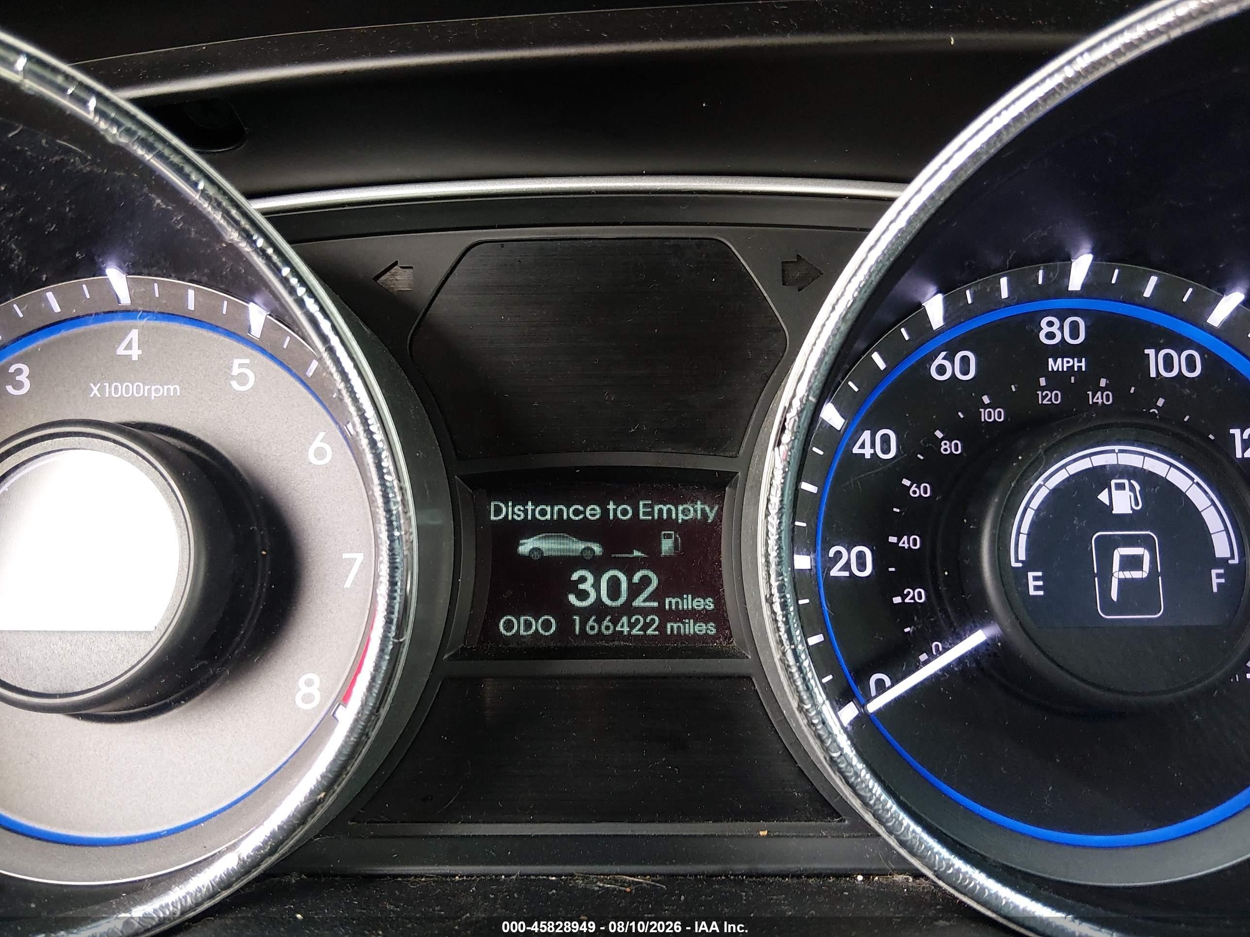 2014 Hyundai Sonata Gls Blue vin: 5NPEB4AC4EH815523